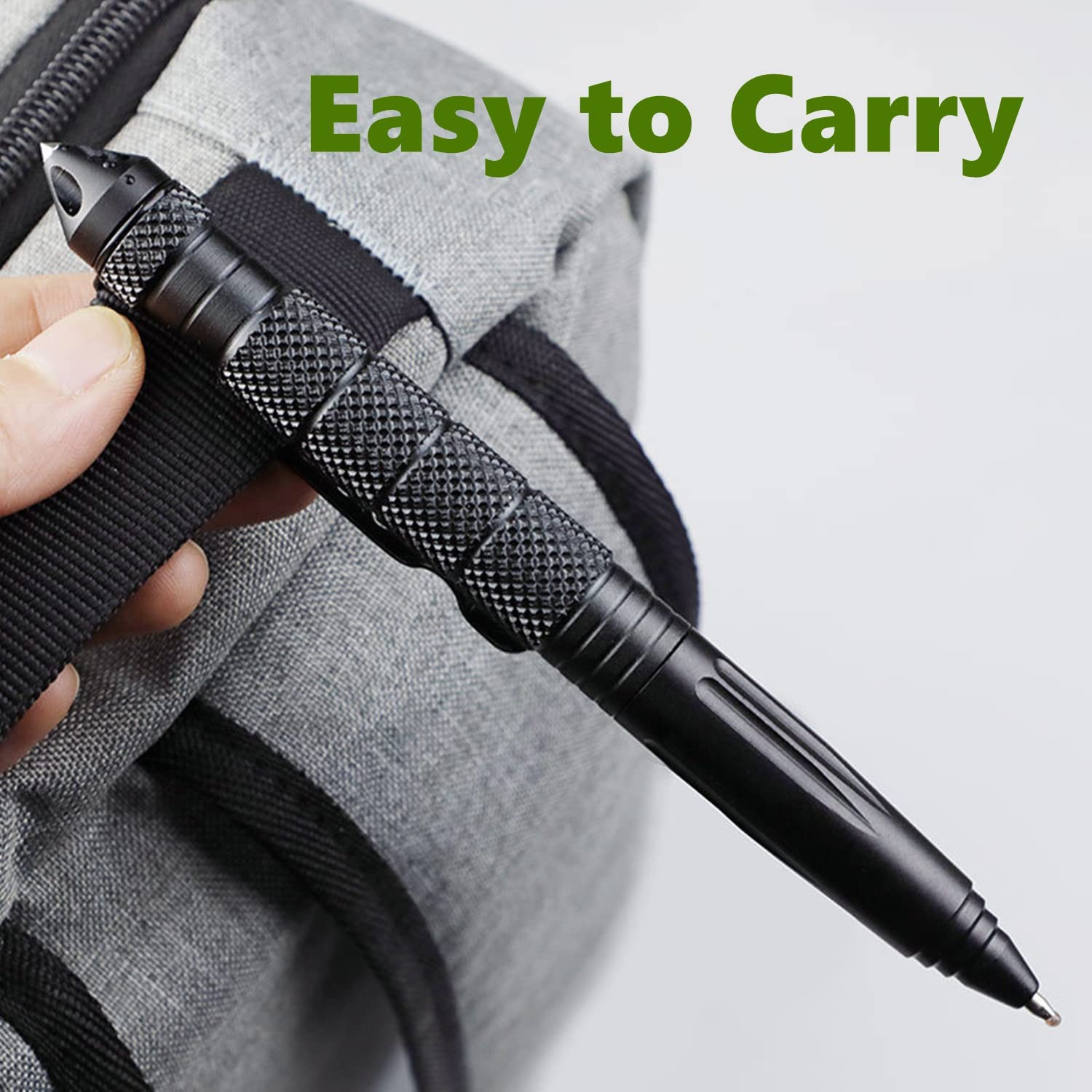 Tactical Pen 2 Pack Tungsten Steel Military Glass Breaker Self Defense 8 Refills