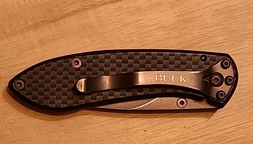 Buck 327 Nobleman Stainless STEEL Linerlock Folding Knife Pristine