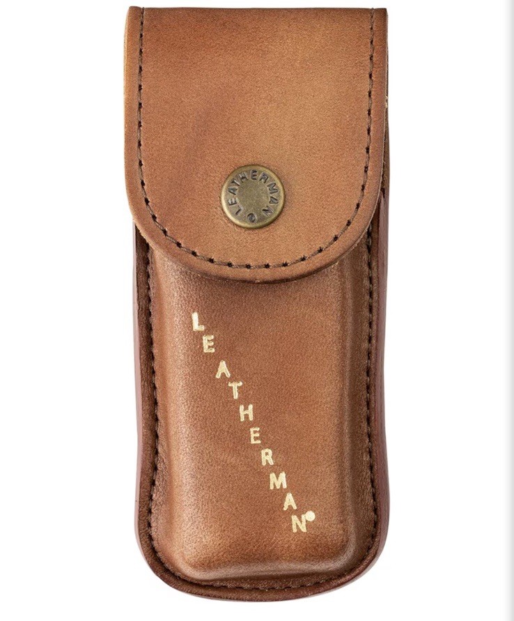 LEATHERMAN Heritage Leather Snap Sheath for Multi-Tools, Brown, Medium