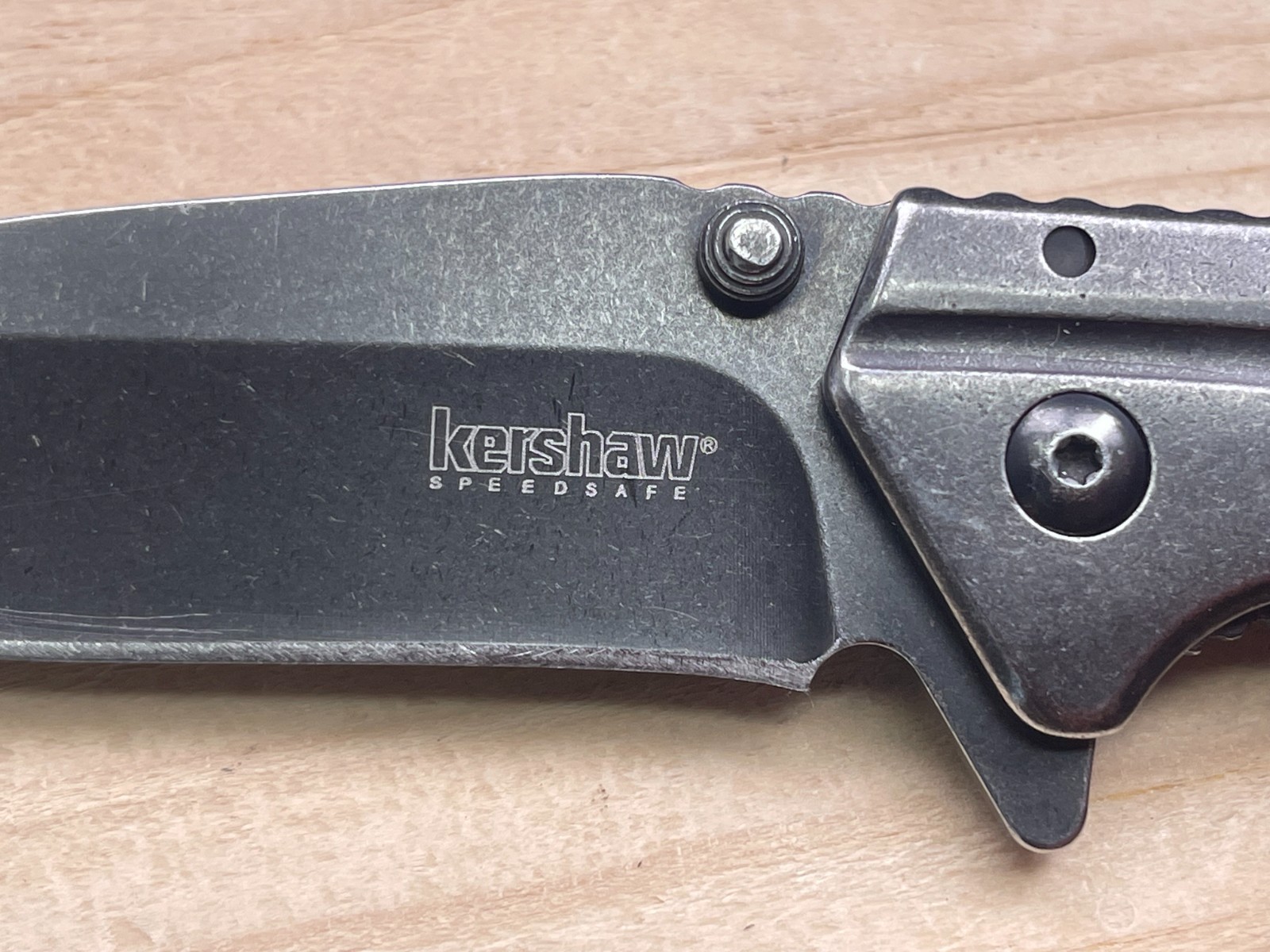 Kershaw 1306BW Filter KAI Patented 3Cr13 SpeedSafe A/O Folding Pocket Knife