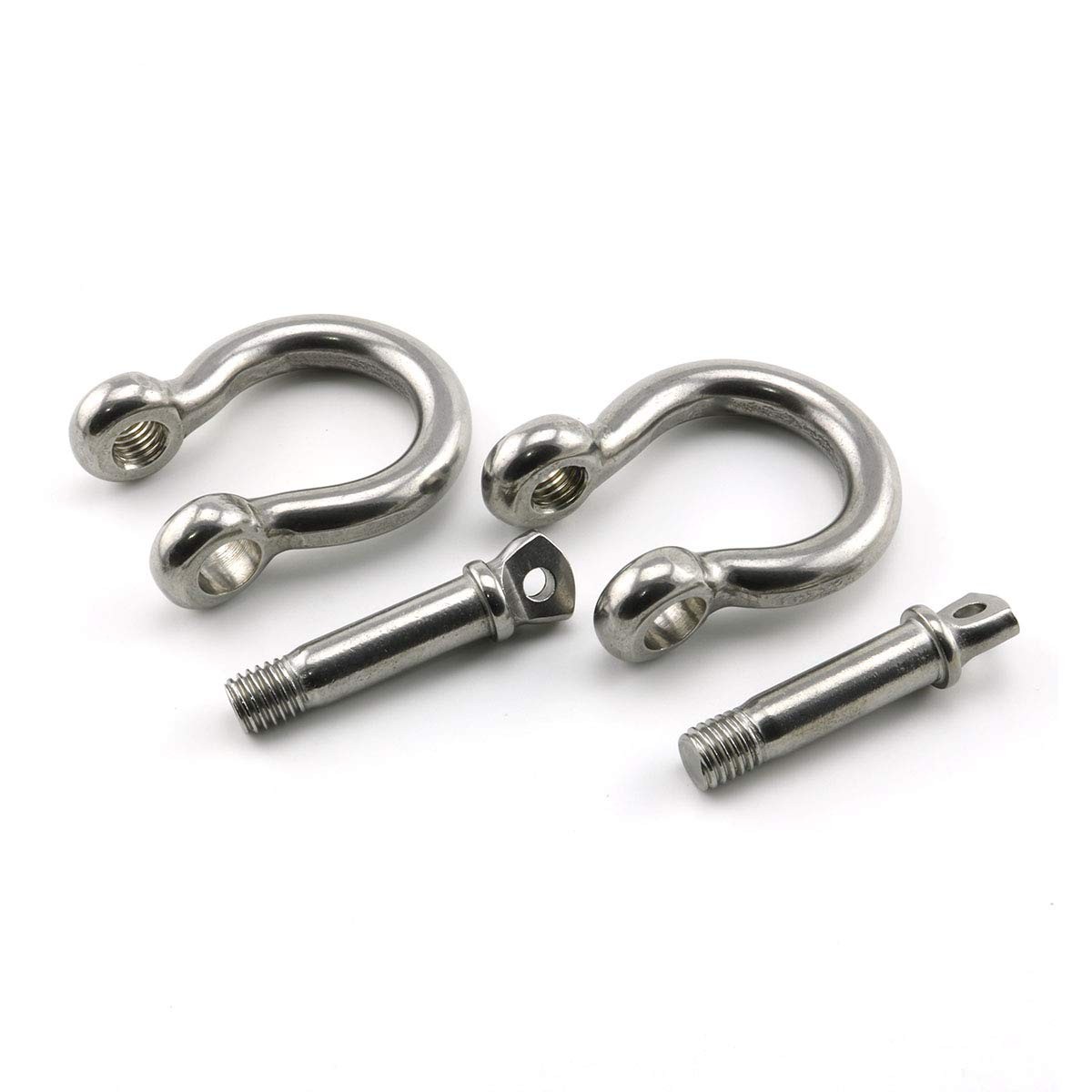 Lind Kitchen 2pcs 3/8 Inch Stainless Steel Bow Shackle Screw Pin 2x 3/8″