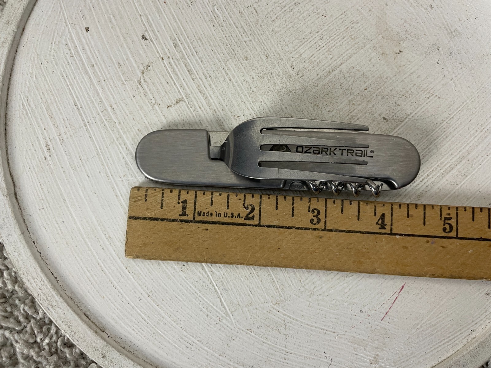 Ozark Trail Outdoor Equipment Utility Utensil Multi-Tool 4.5″ Fork Bottle Opener