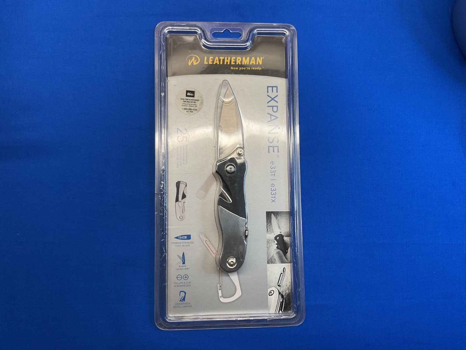 Leatherman e33TX Folding Blade Knife Multi Tool NOS