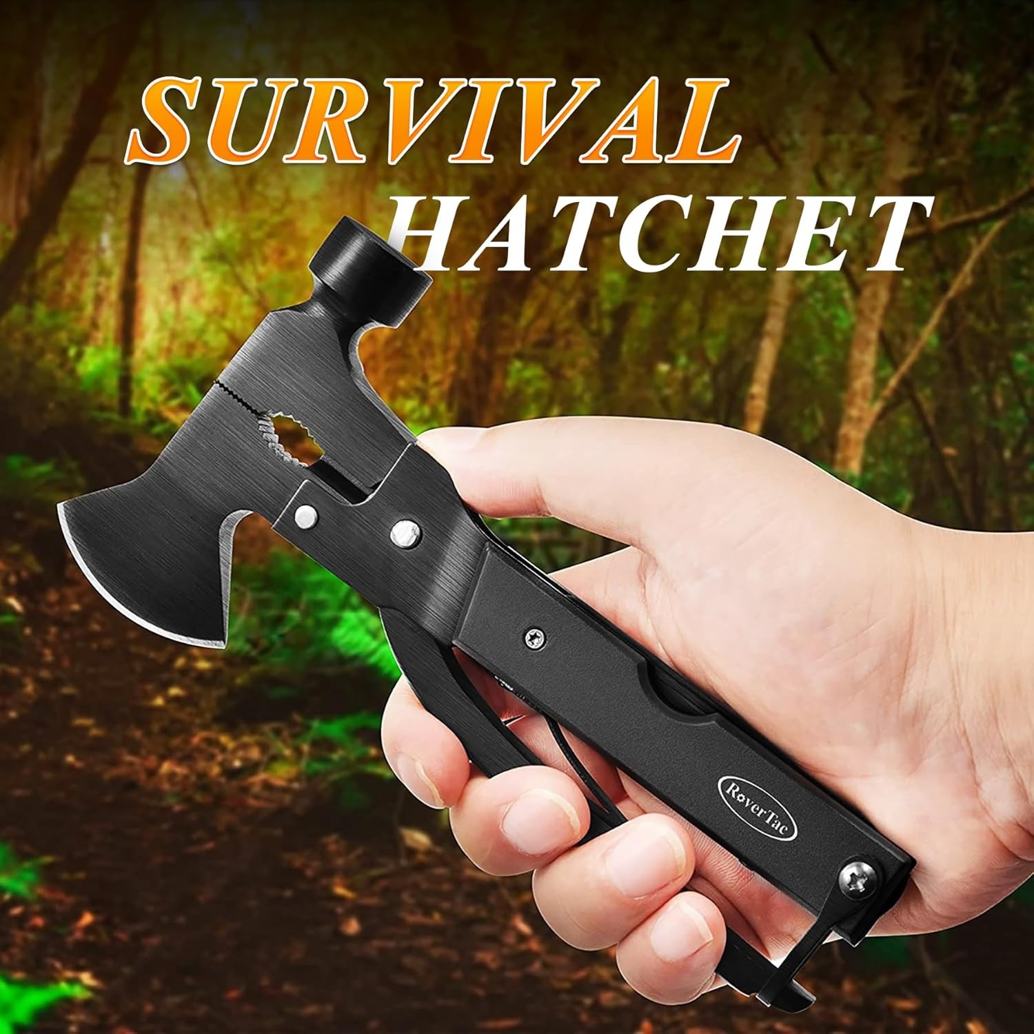 14-in-1 Multi-Function Camping Axe — Camping Gear with Sheath
