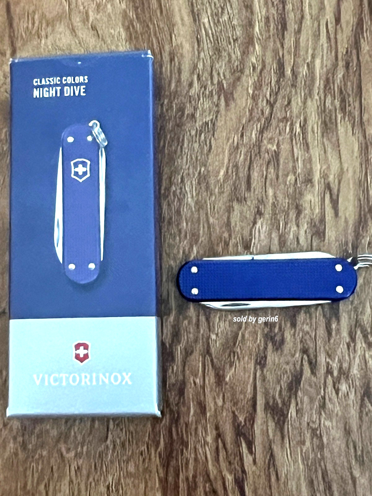Swiss Army Knife, Classic Alox Night Dive Blue Victorinox 0.6221.222G New In Box