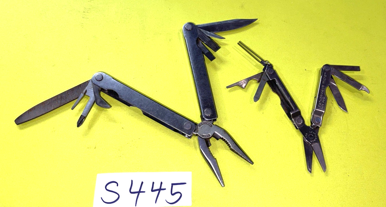 LEATHERMAN 2 KNIVES MULTI TOOL 2 INCH & 4 INCH