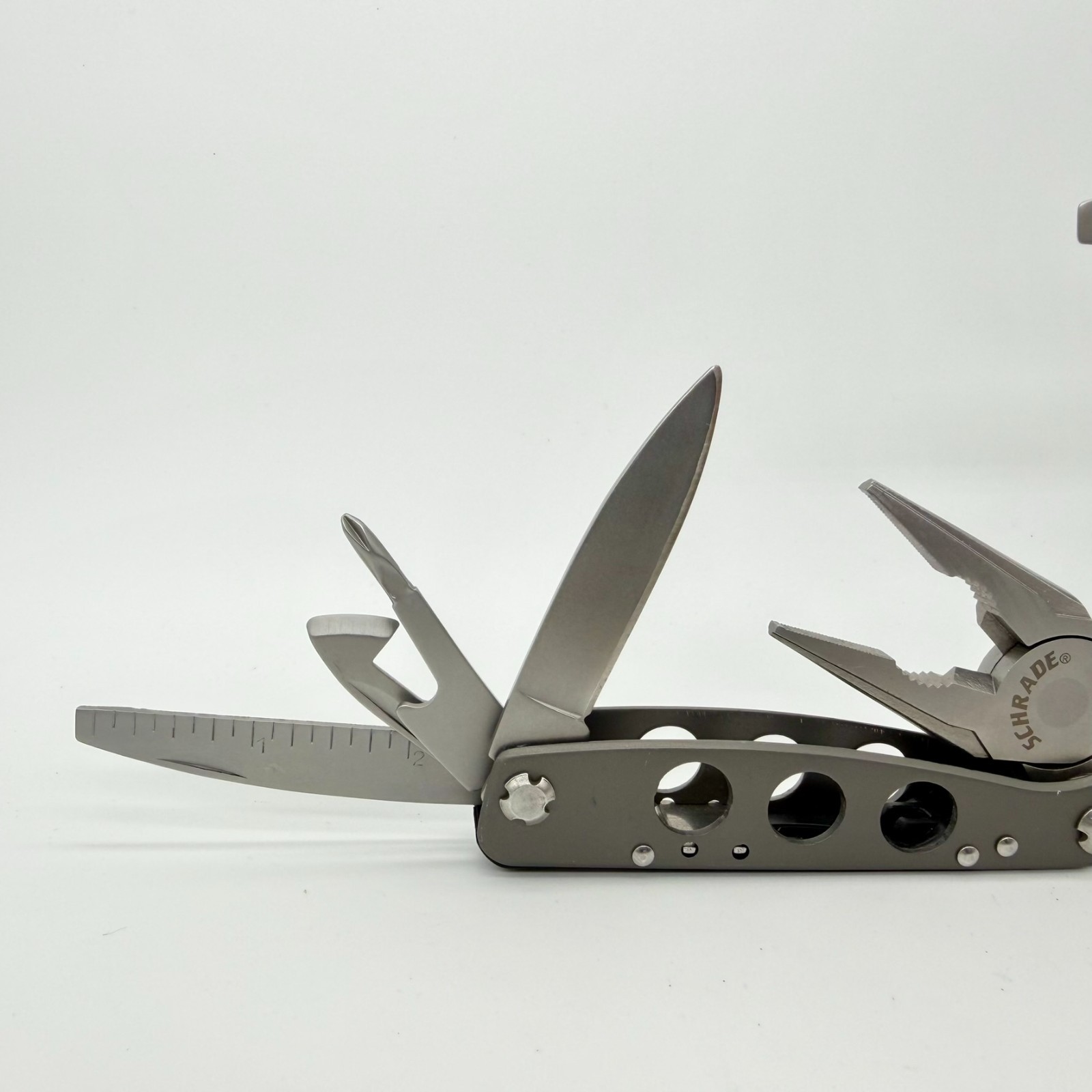 Schrade ST10 Tough Tool 15-in-1 Multi-Tool Pliers Pocket Knife Saw Hex Wrench