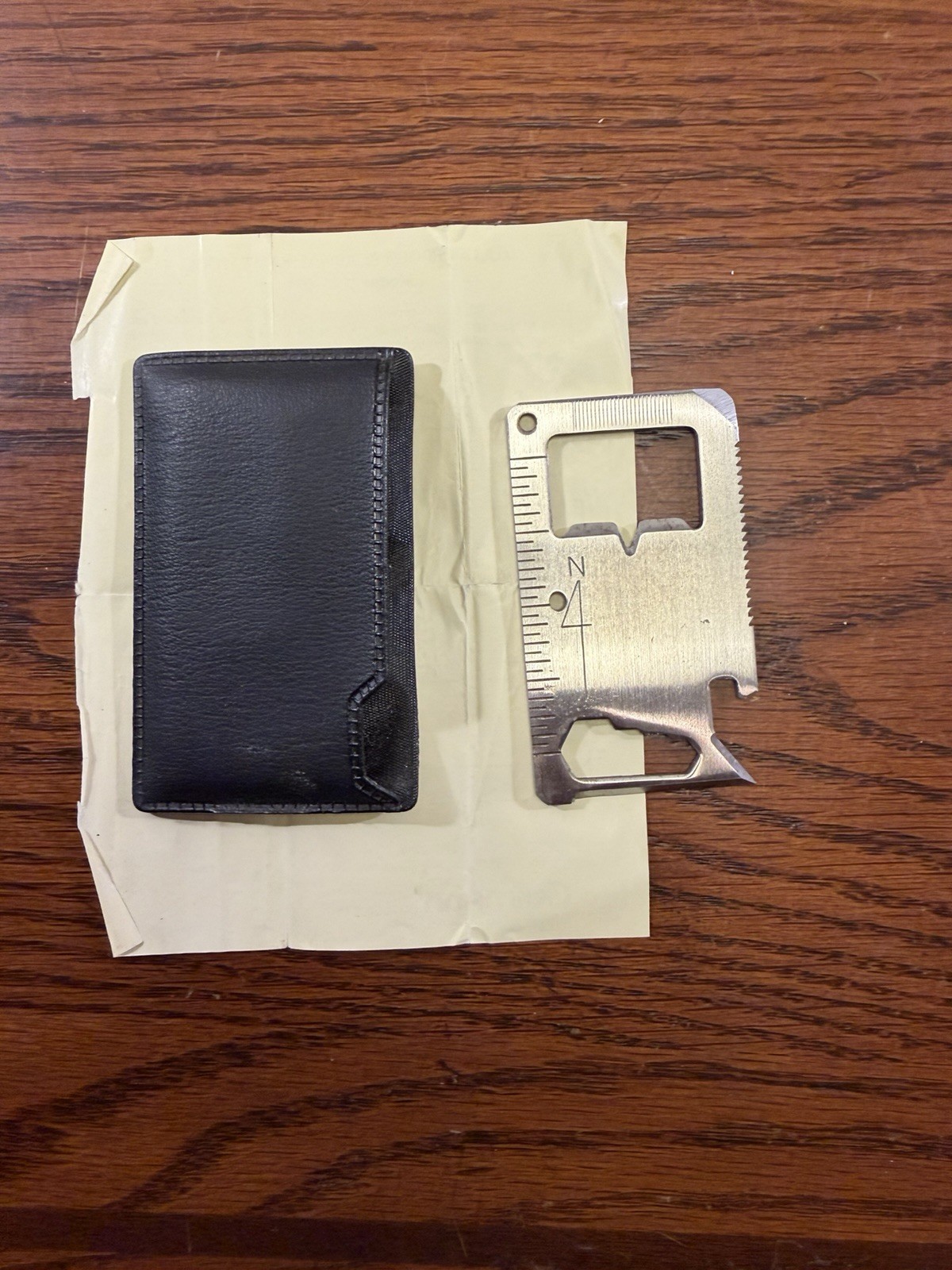 Vintage Gutmann 21-011 Survival Multi-Tool Card Knife w/ Case & Instructions