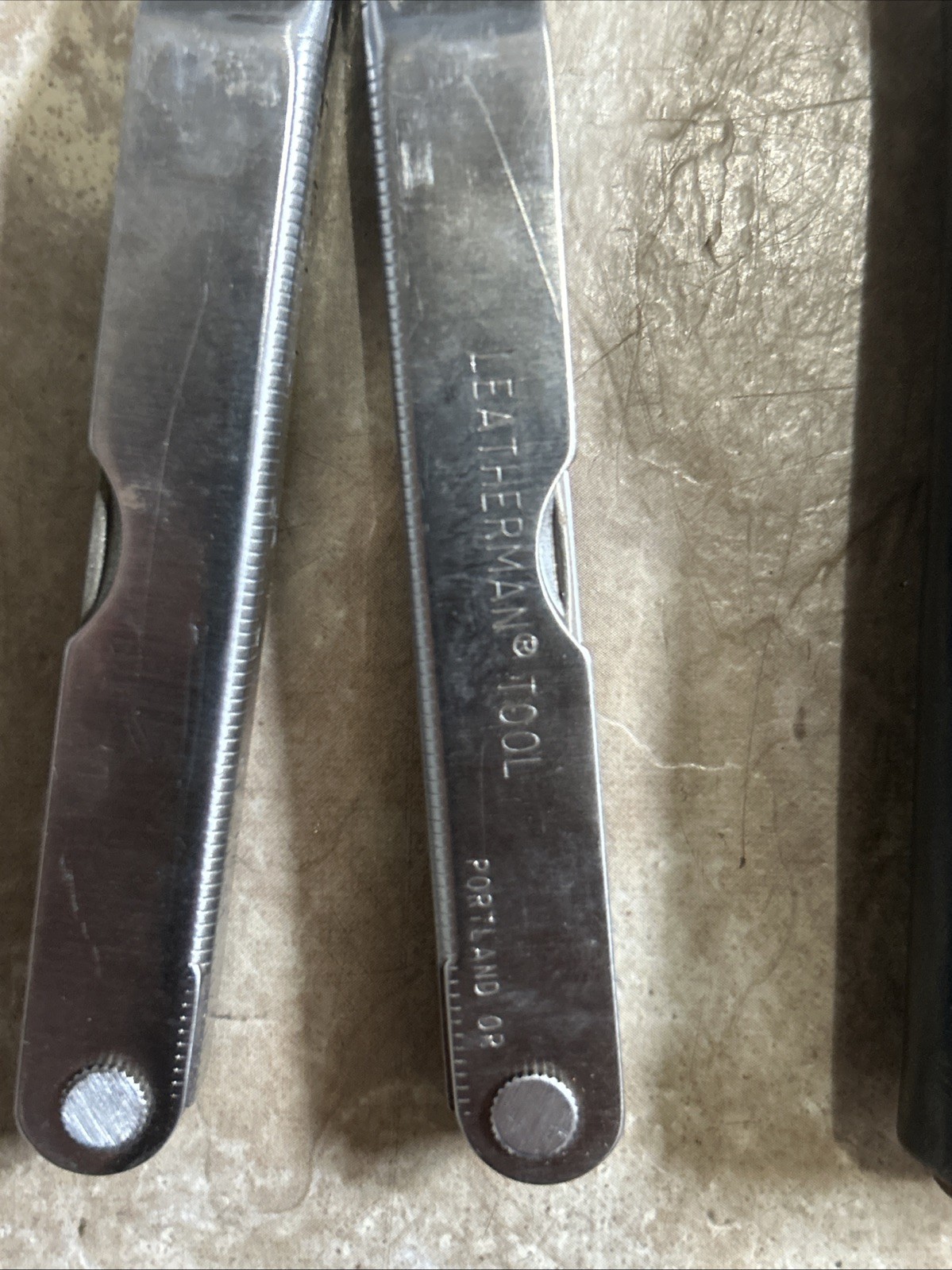Vintage Original Leatherman Multi Tool With Leather Sheath Portland