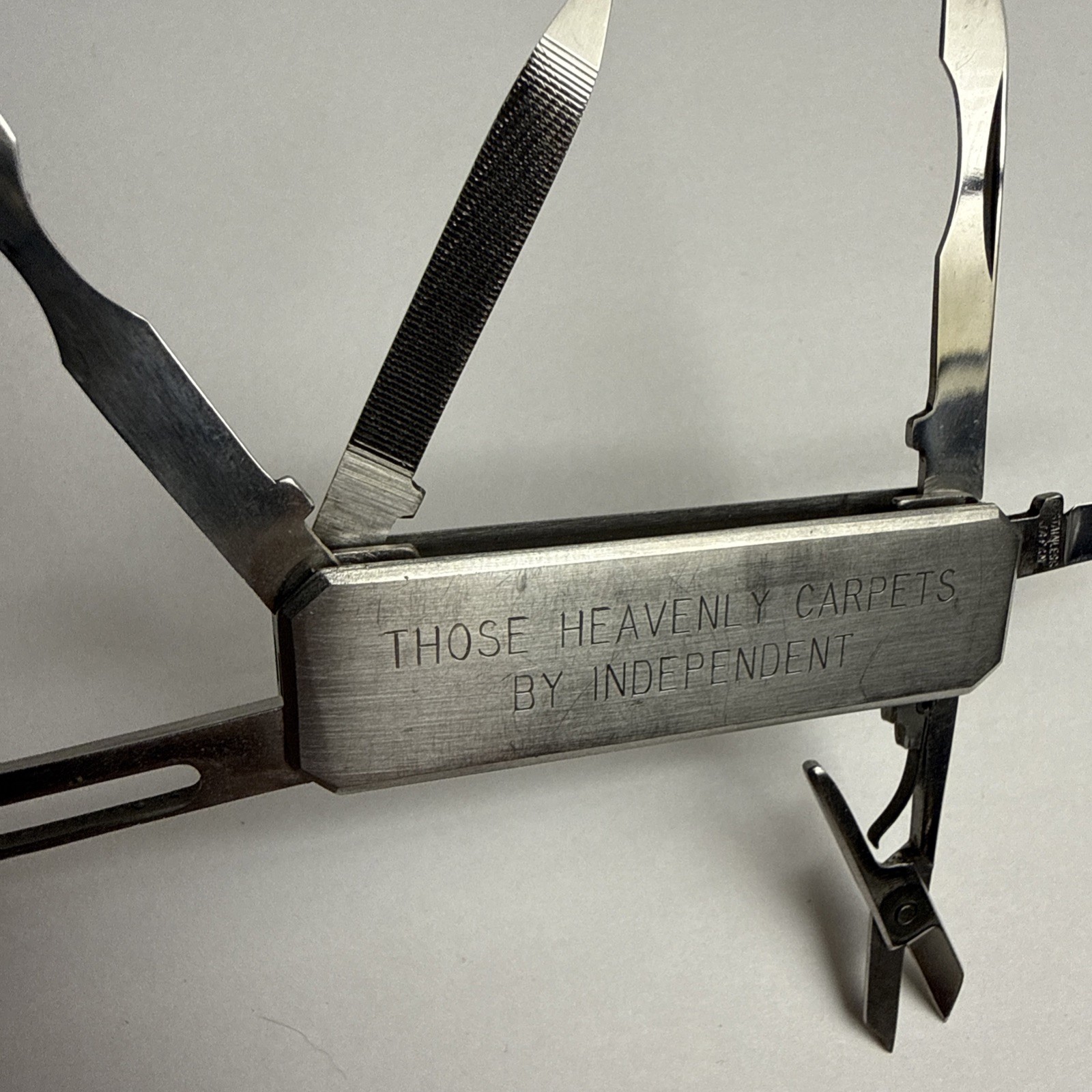 Studio Italy Rostfre Regdes Small Thin Mini Multi-Tool Pocket Knife Scissors Lot
