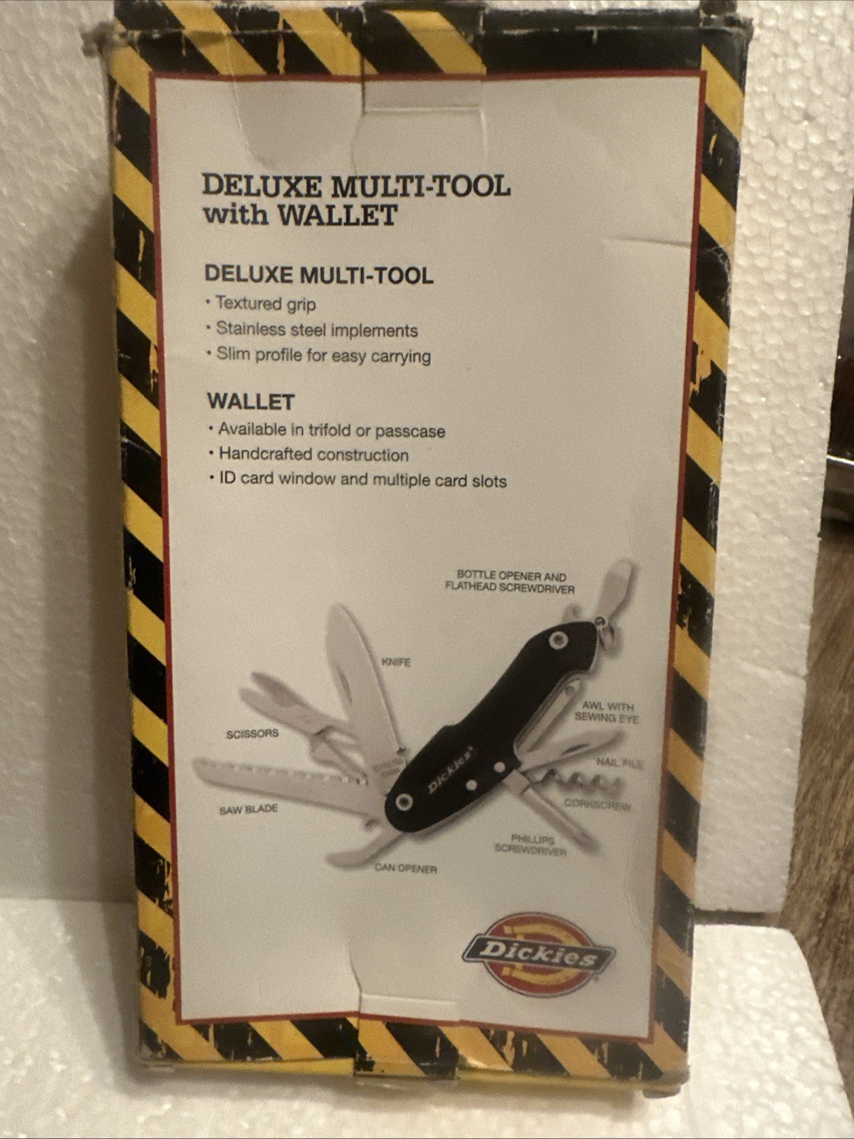 Dickies Deluxe Multi-Tool Knife With Tri-Fold Wallet