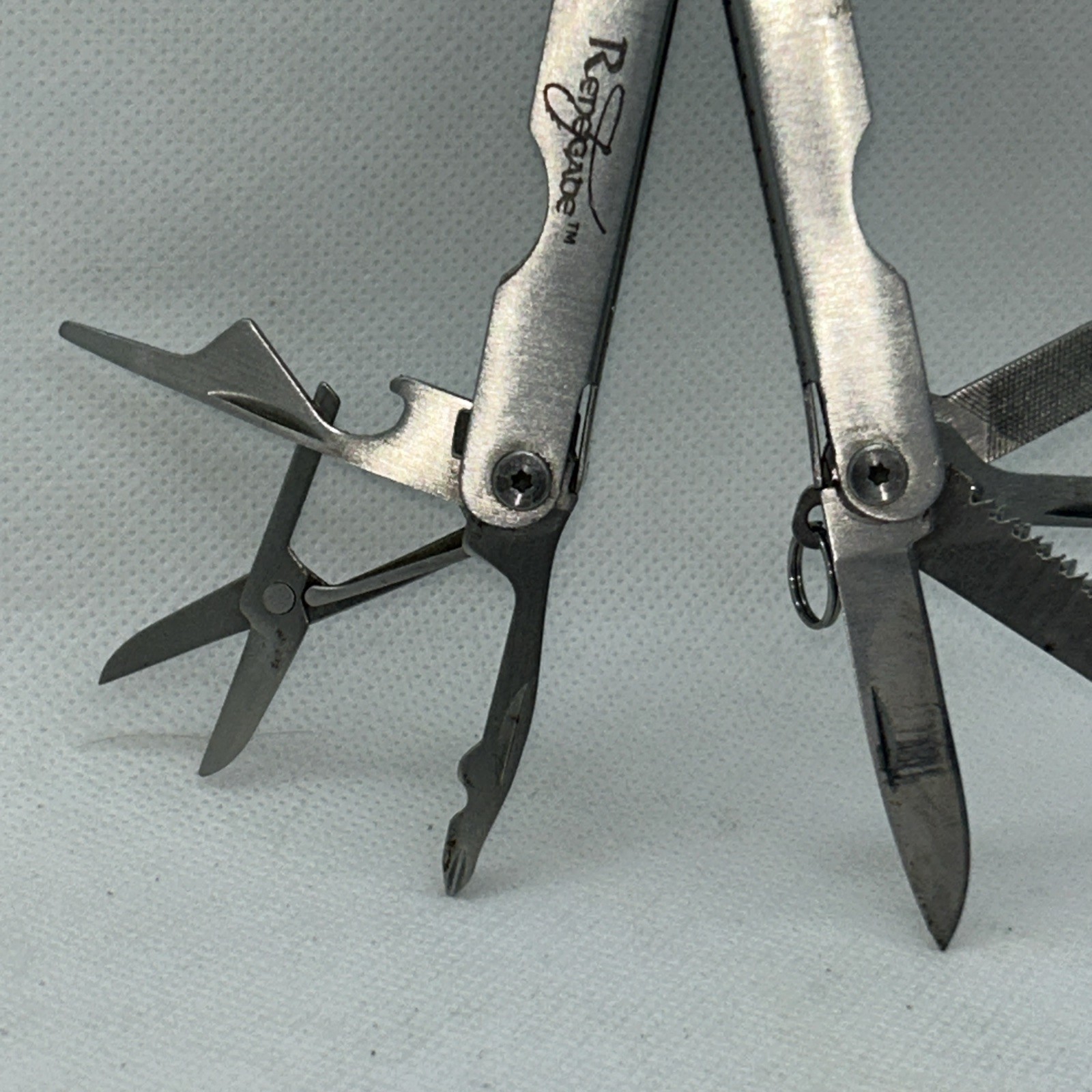 Renegade Multi-Tool Stainless Steel Extra Thin Pliers Ruler Fishing Camping EDC