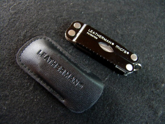 LEATHERMAN REBAR-COYOTE TAN-MULTI TOOL & MICRA-EXCELLENT-BOTH W/ POUCHES-LOT- 2