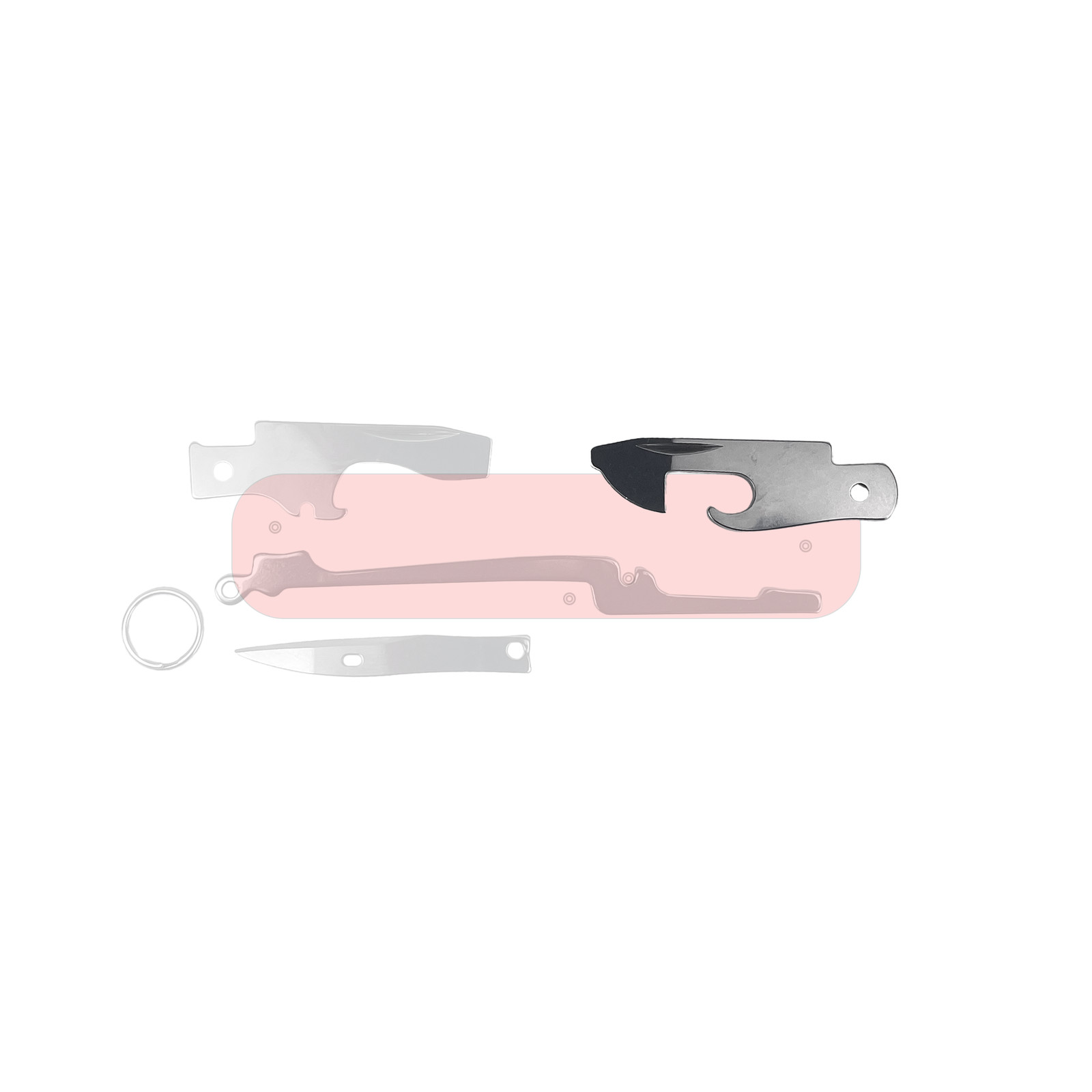 Parts from 91 mm Victorinox Swiss Army Knife: 1 Part For Mods or Repair