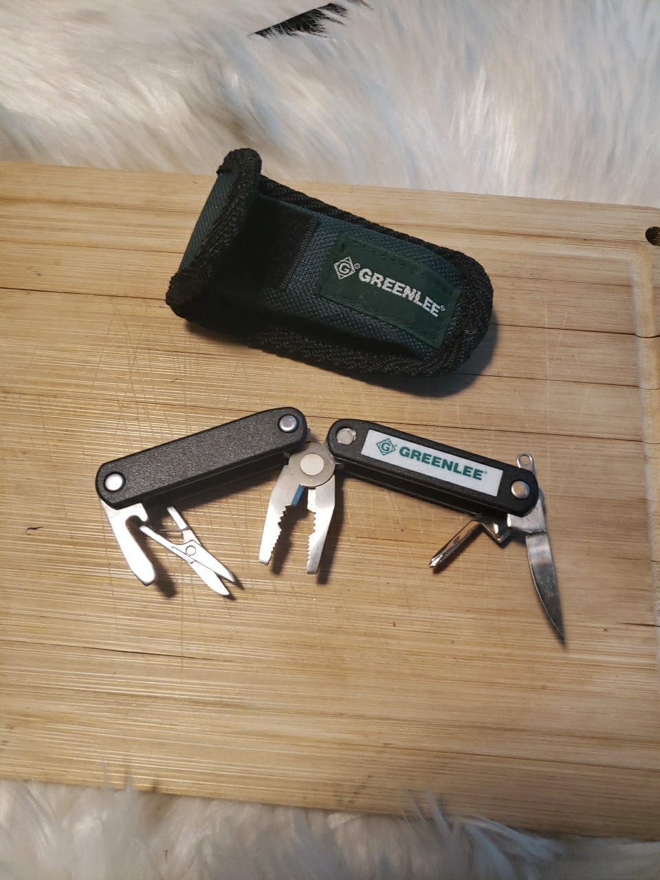Greenlee Multi Tool Professional Or Electrical StainlessS. 5 Tools W/ Sheath. EC