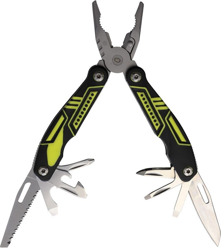 WithArmour Ranger Multi Tool Essentials Bottle/Can Opener Green TPR Handles