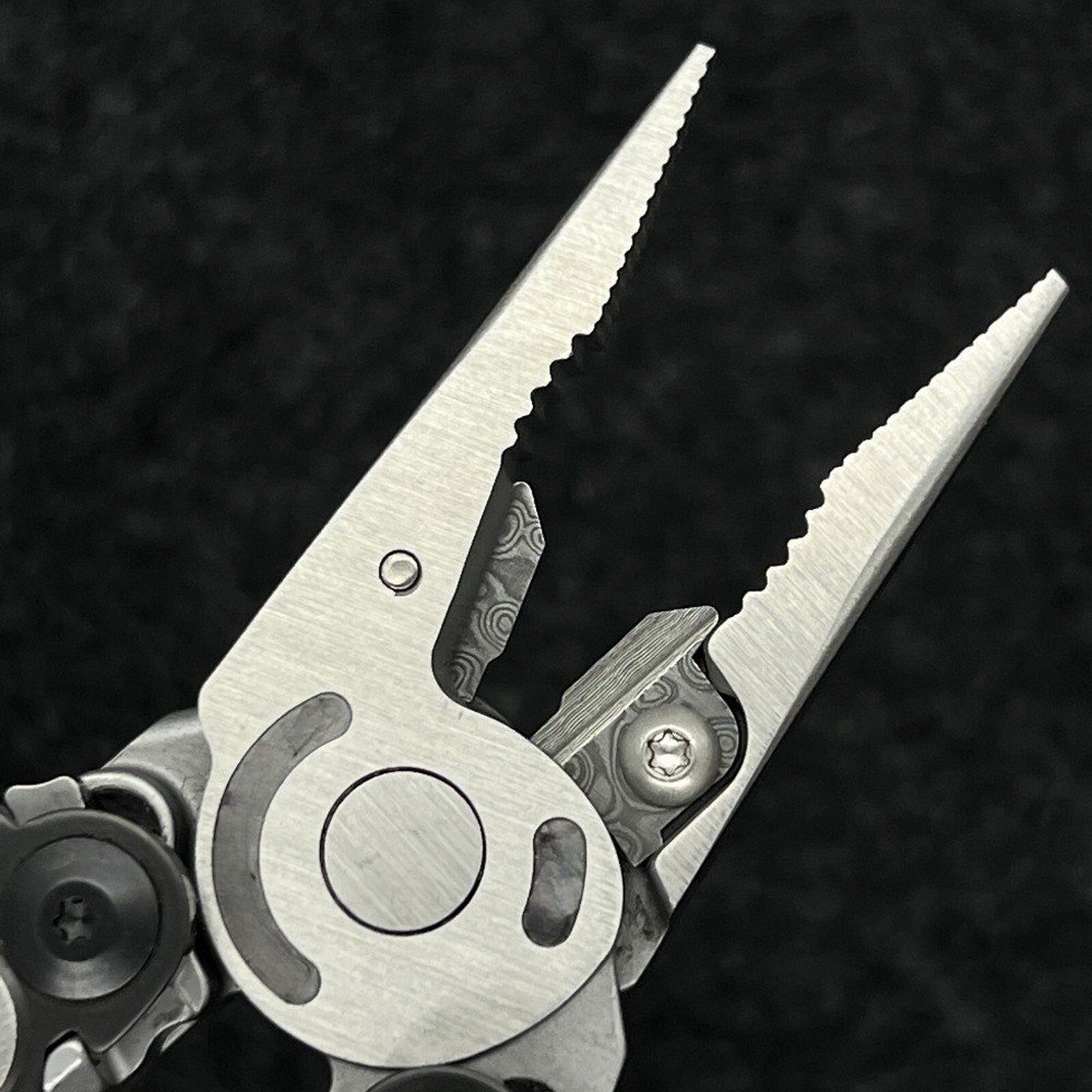 Damascus Replacement Wire Cutter Inserts For Leatherman Surge TTI Wave ARC P4 P2