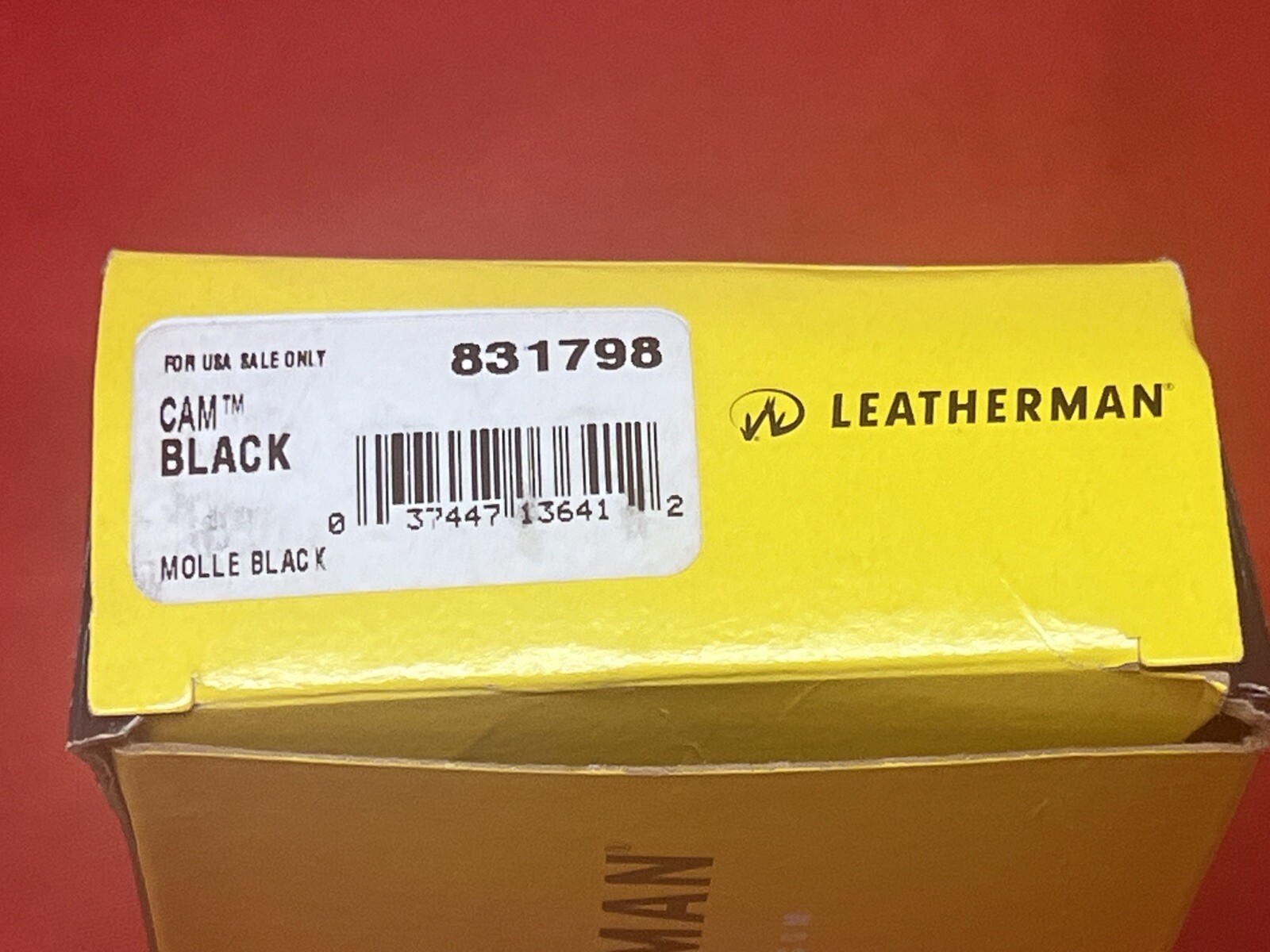 LEATHERMAN Cam Black 831798 w/ Black Nylon Molle Sheath OOP 2010 NEW IN BOX