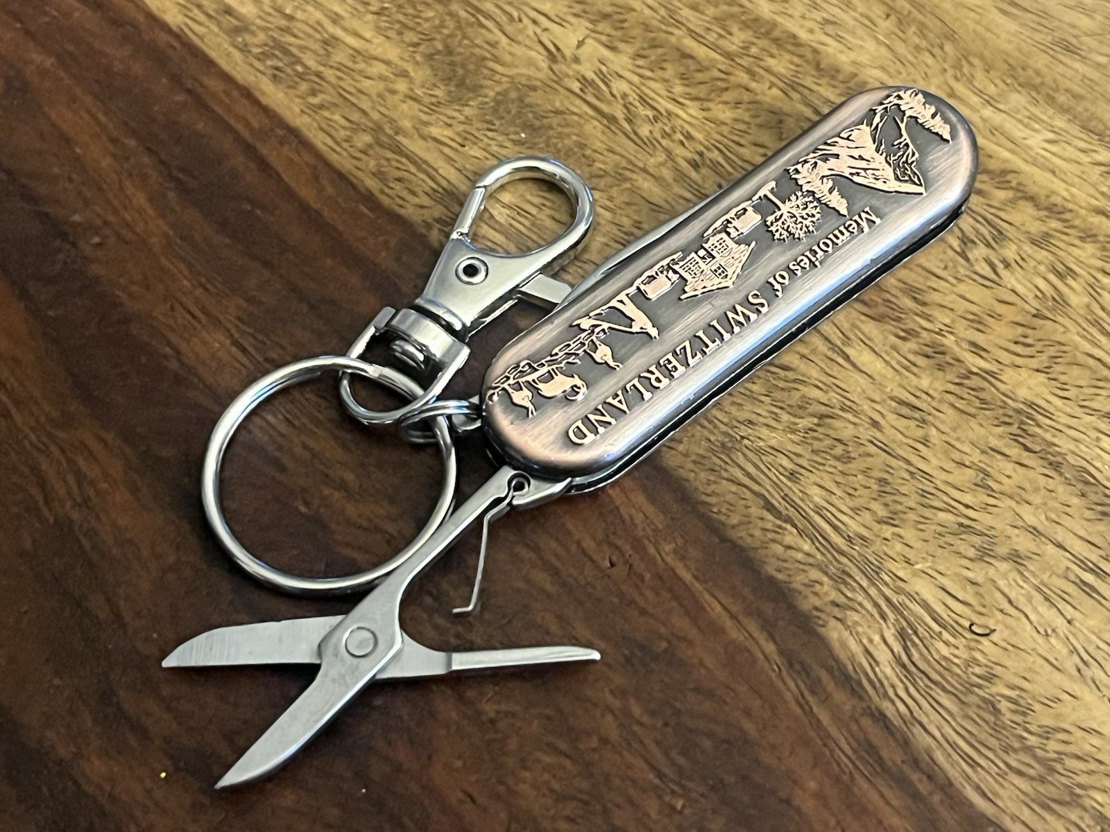 Switzerland Keychain Multitool Scissors, Knife File SUPER Solid! SUPER NICE!!