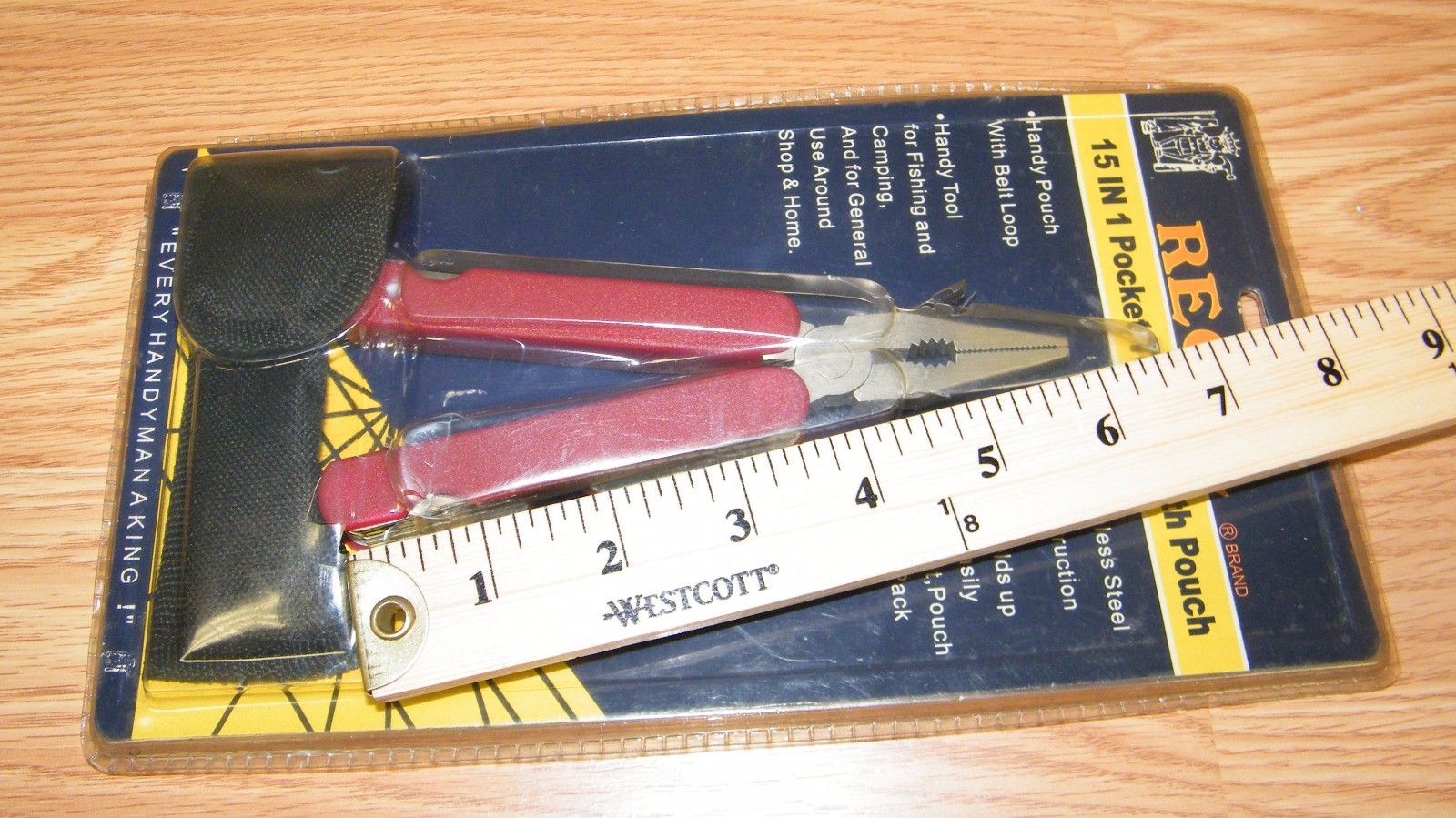 Genuine Regal 15 in 1 Stainless Steel Pocket Tool Kit With Pouch / Case **READ**