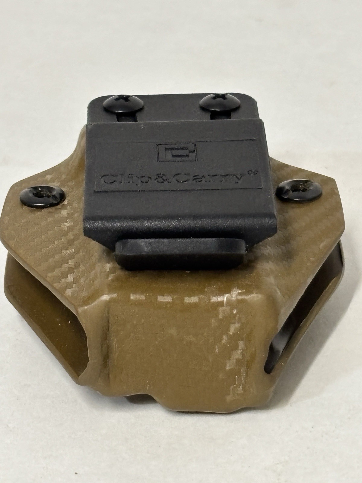 Clip & Carry Kydex Multitool Sheath Victorinox SPIRIT Coyote Brown USA Made