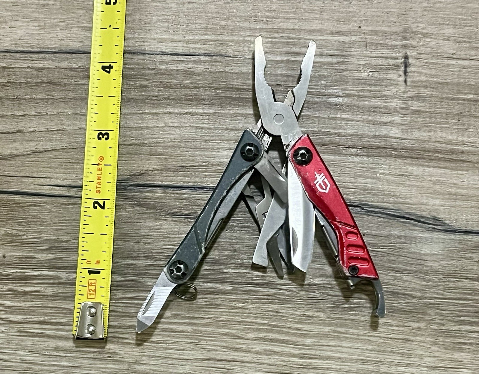 Gerber Dime Folding Multi Tool Red EDC Pocket Knife