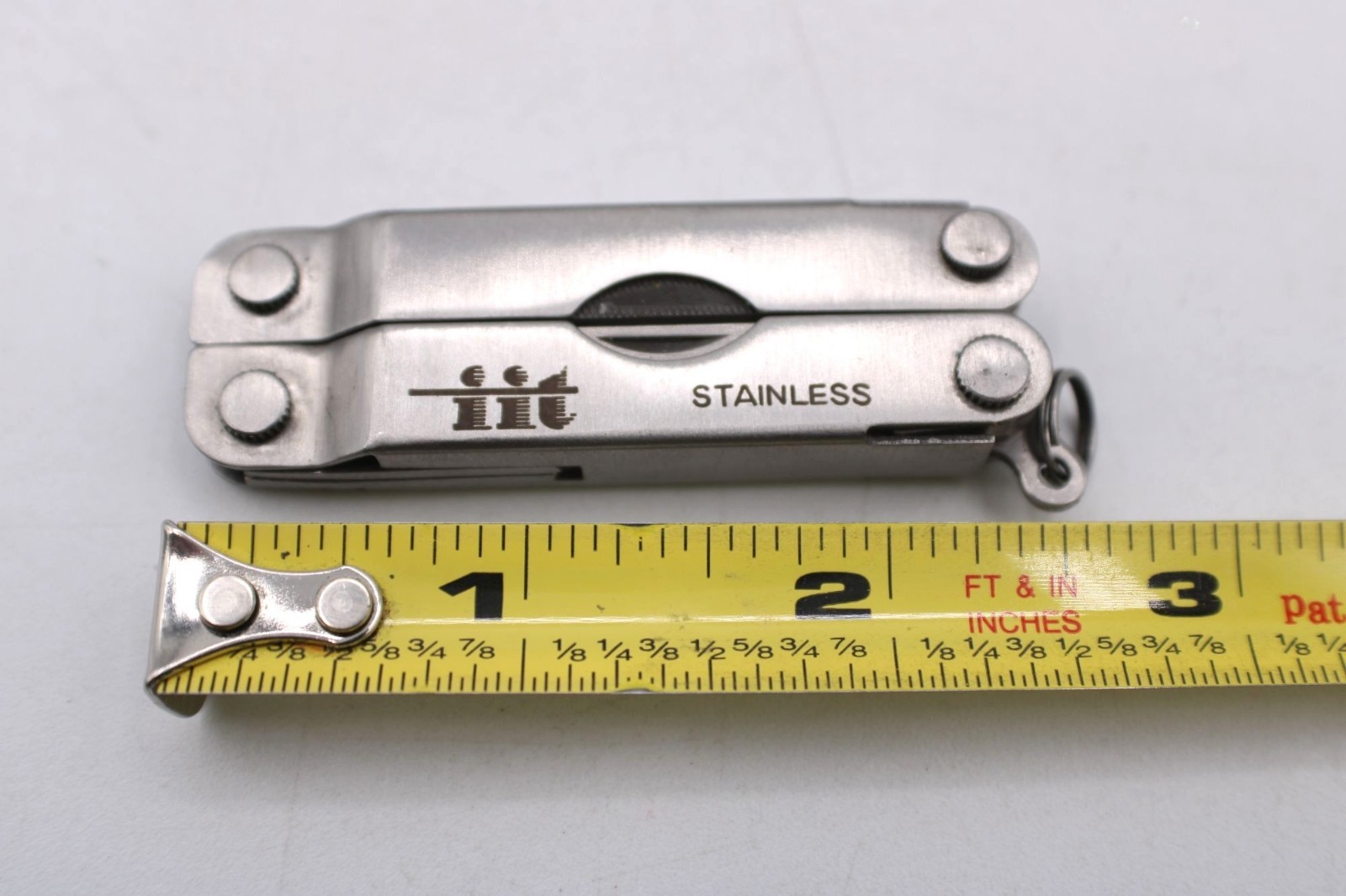 Stainless Multi-Tool Plier Scissor Screwdriver Belt Pouch Utility Pocket Small