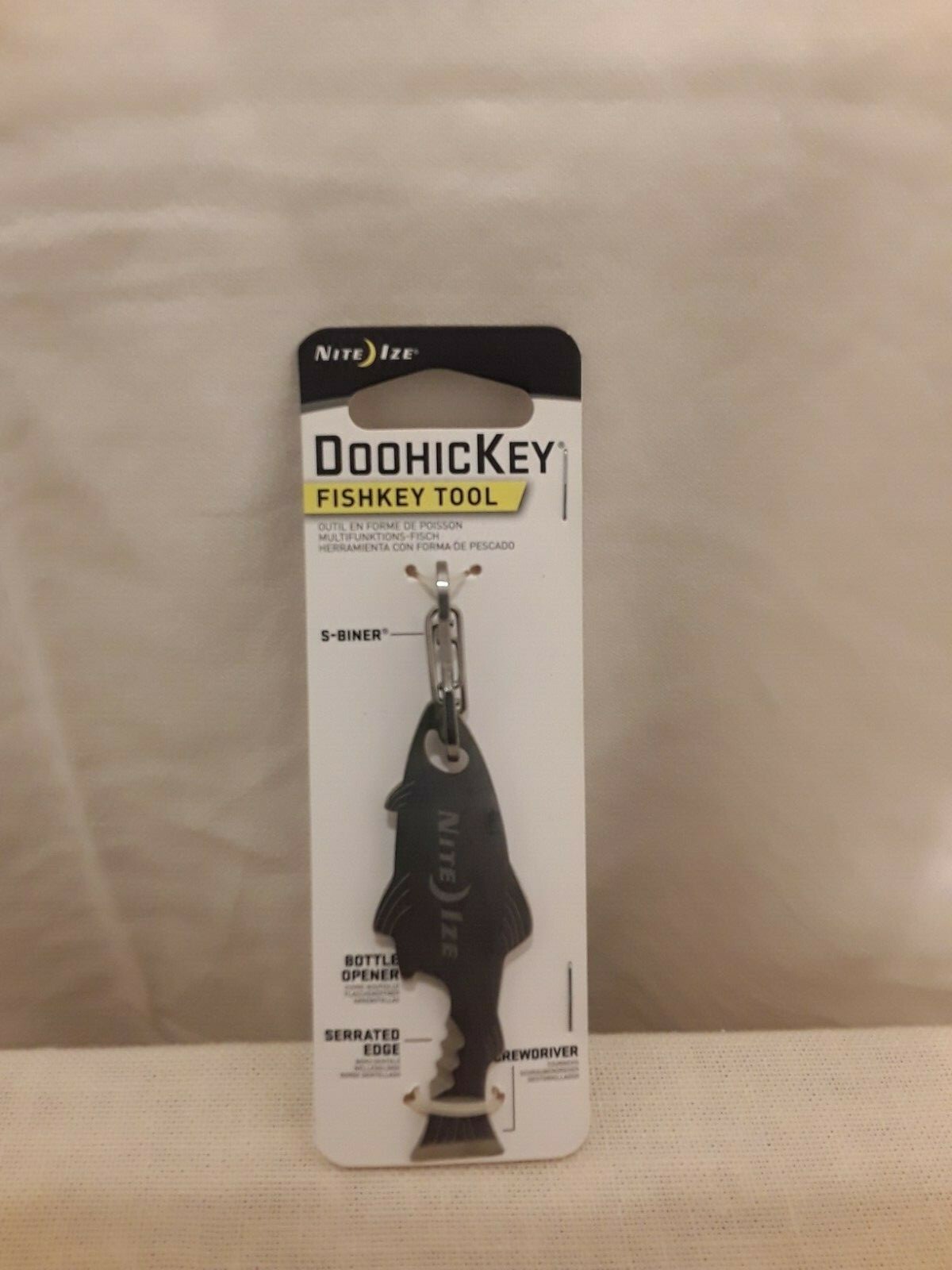 Nite-Ize Doohickey Fishkey Tool – Key Chain ☆ NEW ☆ Fishing – Multi-Tool