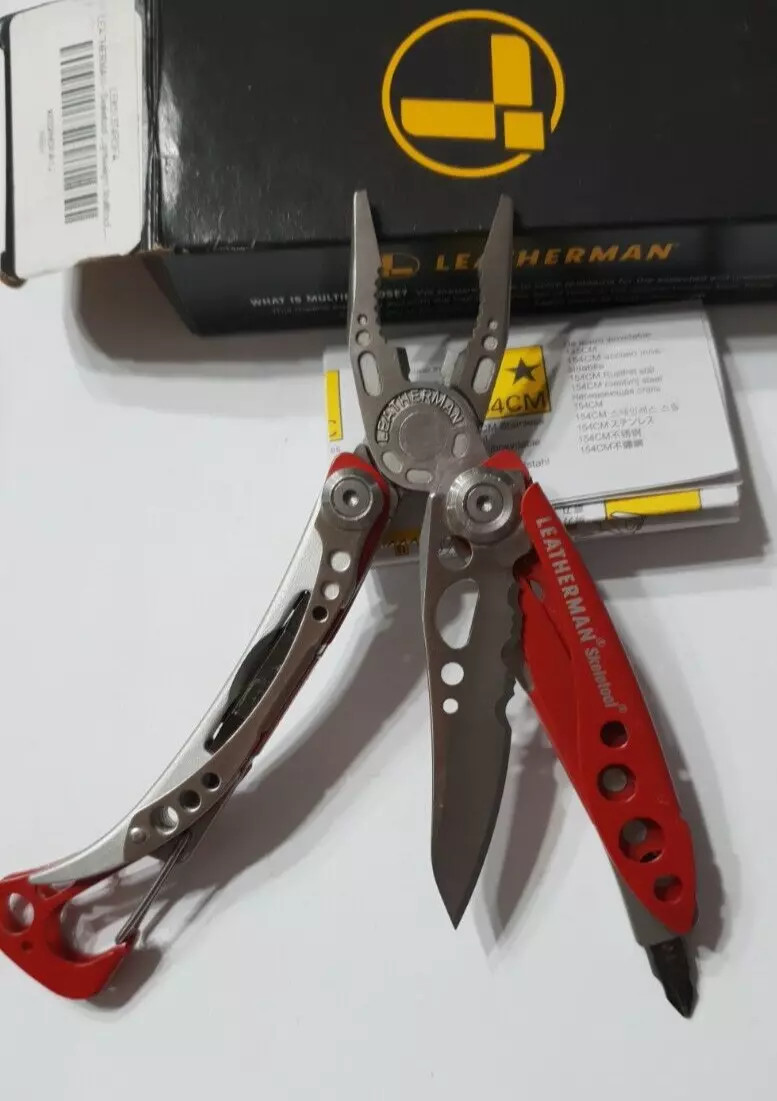 🔥 Leatherman Skeletool New Retired Rare Red (Not Rx) Limited Edition Very Rare