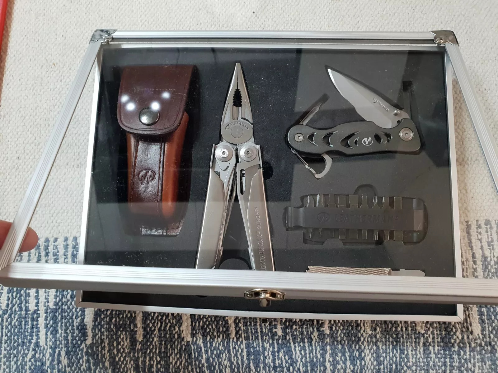 🔥 Leatherman Surge Gen 1 + C308 Knife Leather Premium Sheath New Collectors Set