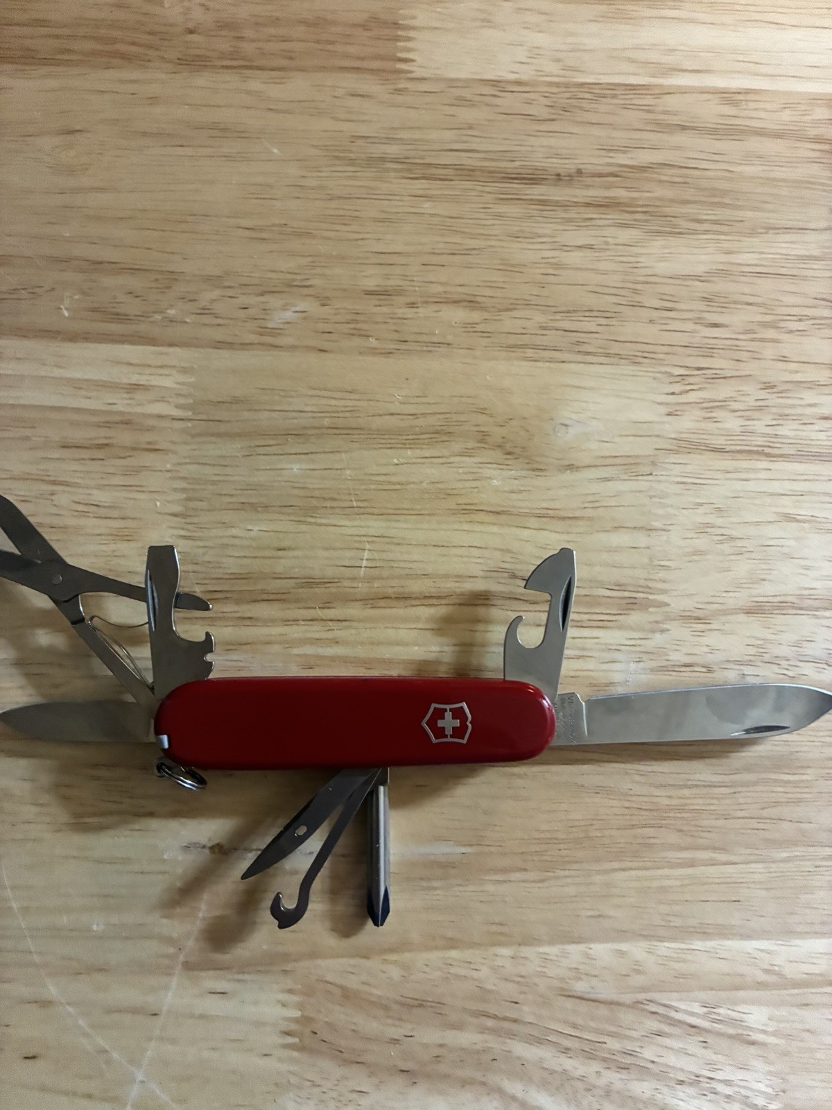 Victorinox Swiss Army Tinker Red 9-Tool Multi-Tool w/ Sheath/Case Lanyard