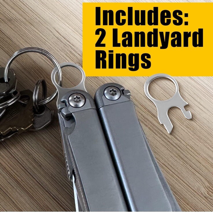 Samorilla 2 Pack Leatherman Pocket Clip And Lanyard Ring