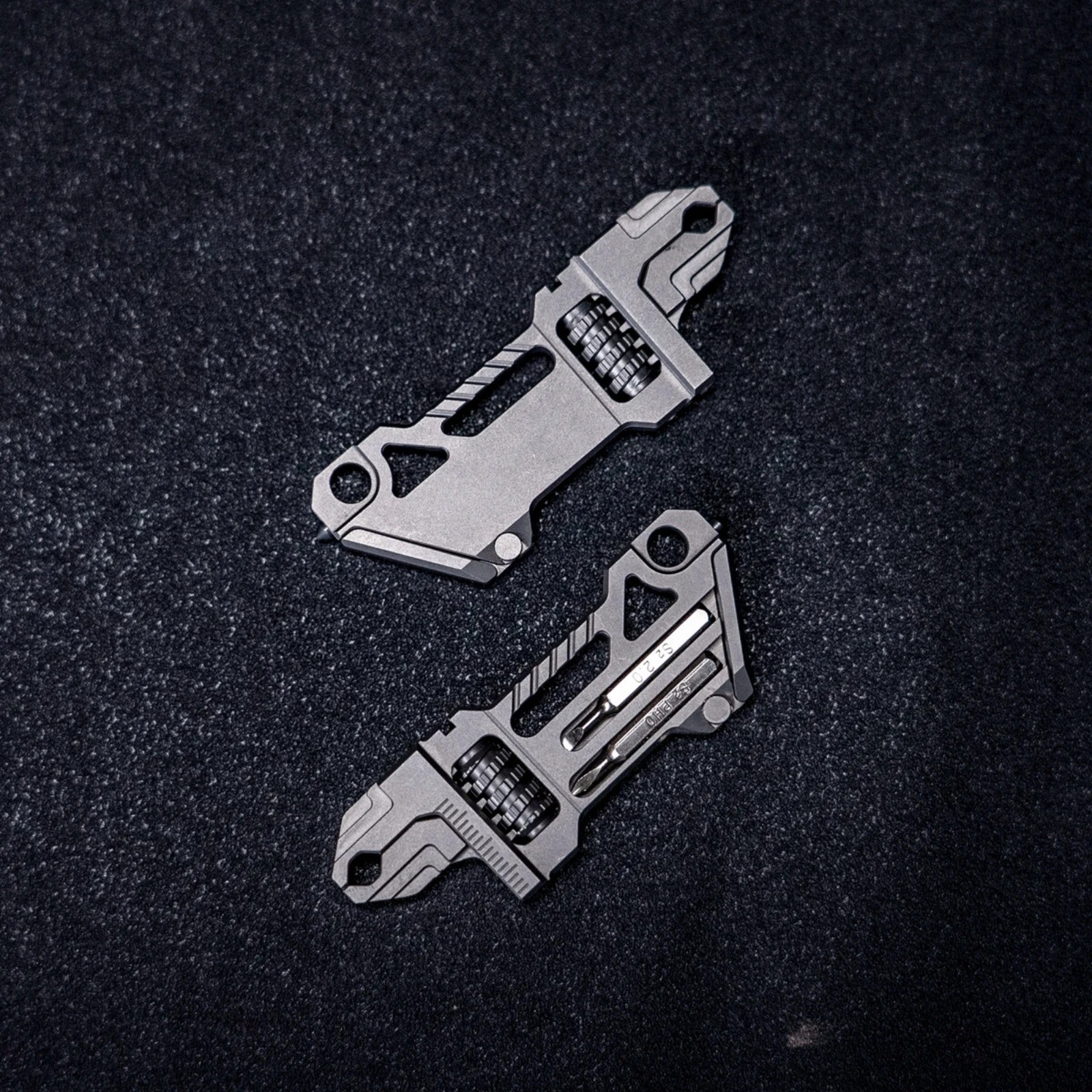 EDC Titanium Alloy Mini Adjustable Spanner Wrench Portable Repair Tools