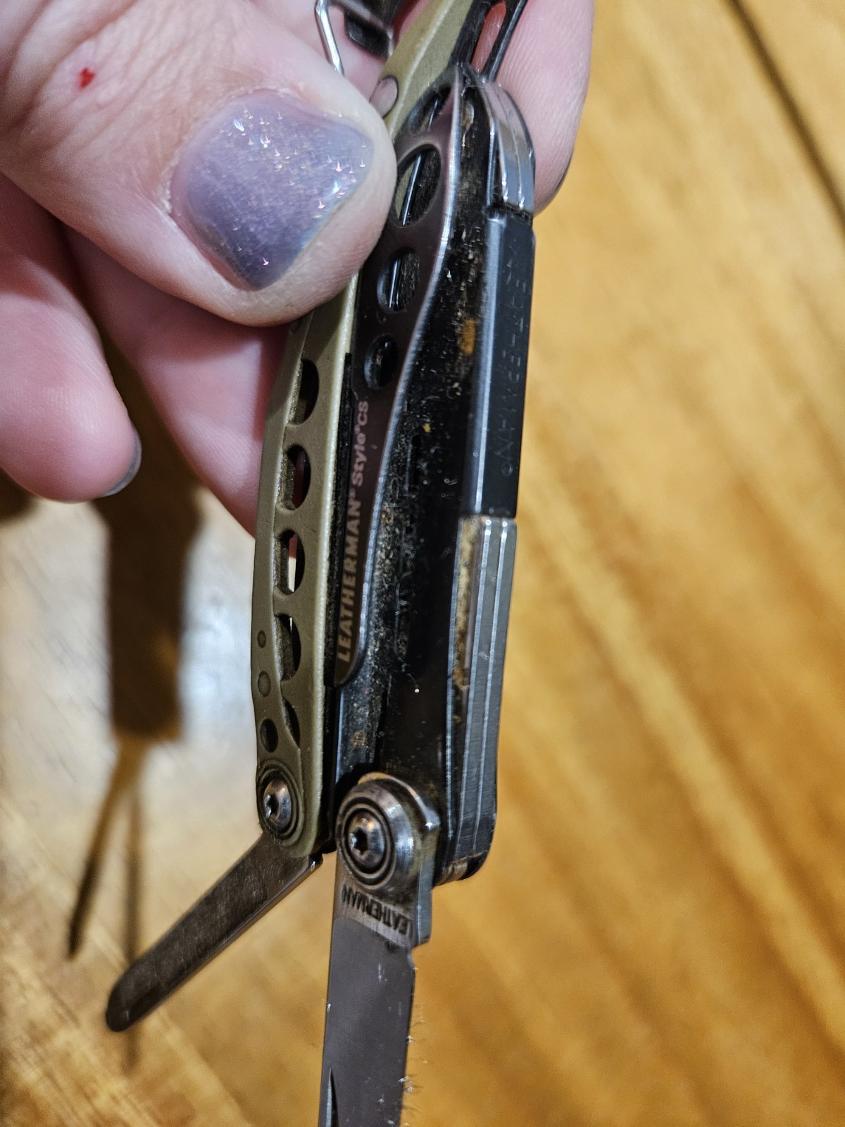 Rare Green Leatherman Style cs