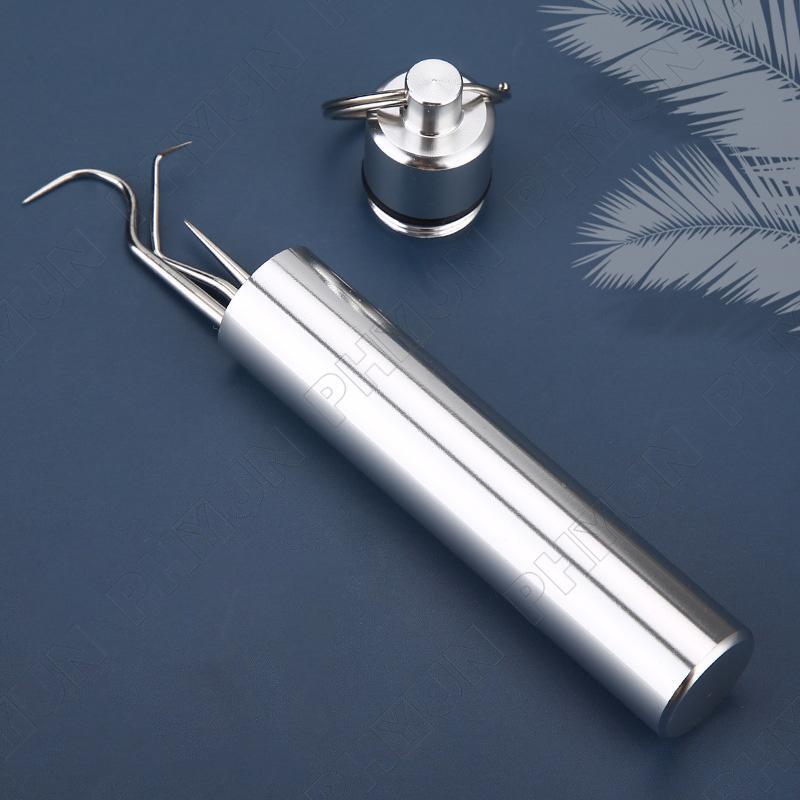 8 Pcs Stainless Steel Toothpicks Pocket Set Reusable Portable Metal Toothpicks