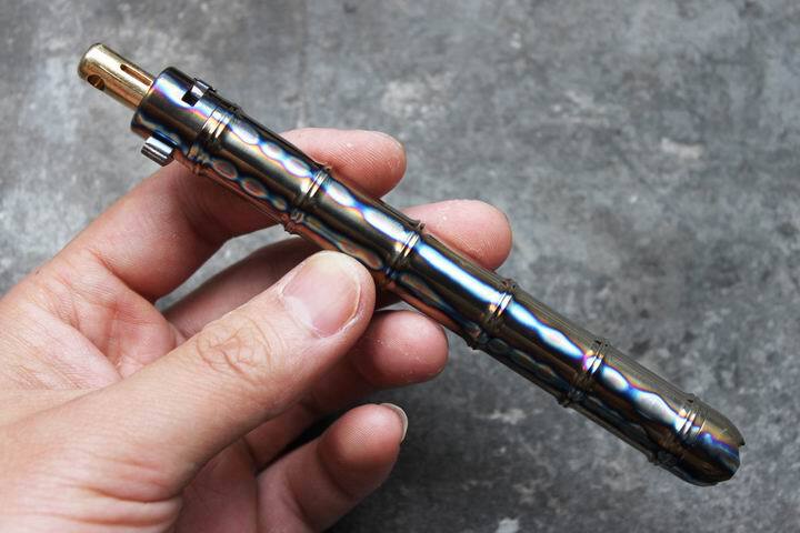 New EDC Titanium Alloy Cool Stick Kungfu Playing With Cuban Rattan Stick Gift