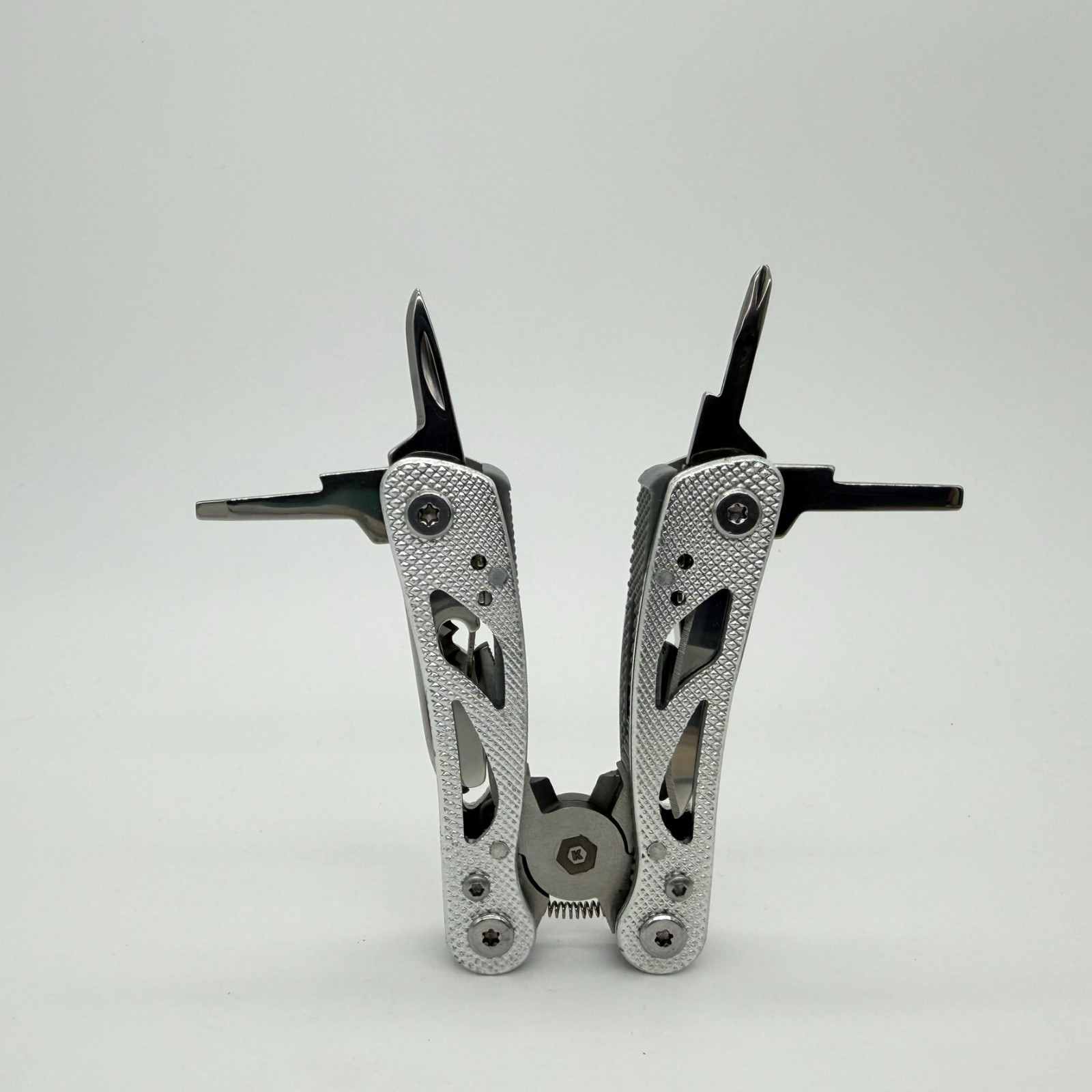 Kobalt 15-in-1 Multi-Tool Skeletonized EDC Pocket Knife Spring Loaded Pliers