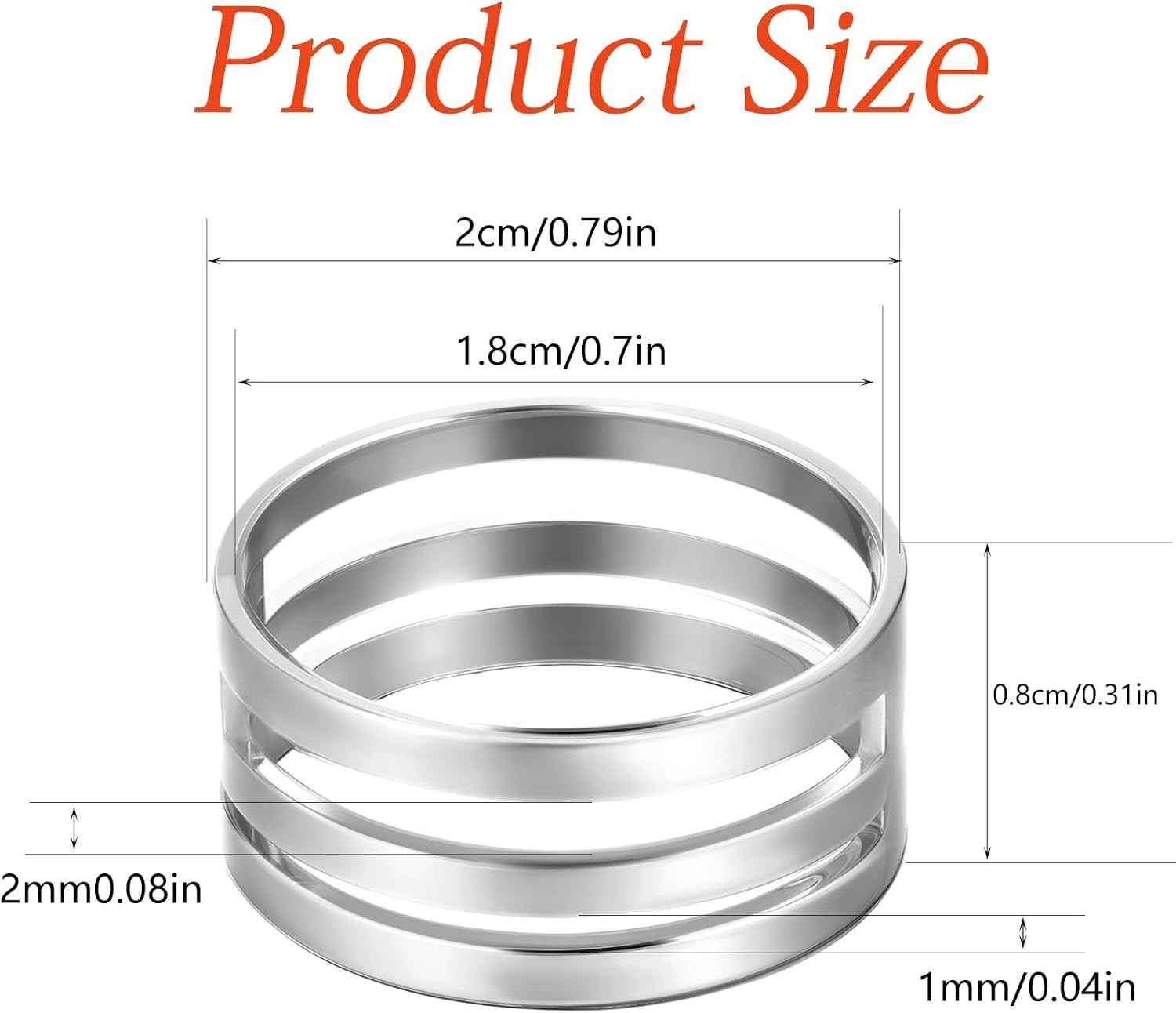 2PCS Jump Ring Opener Tools for Jewelry Making, Stainless Steel, Silver Finish