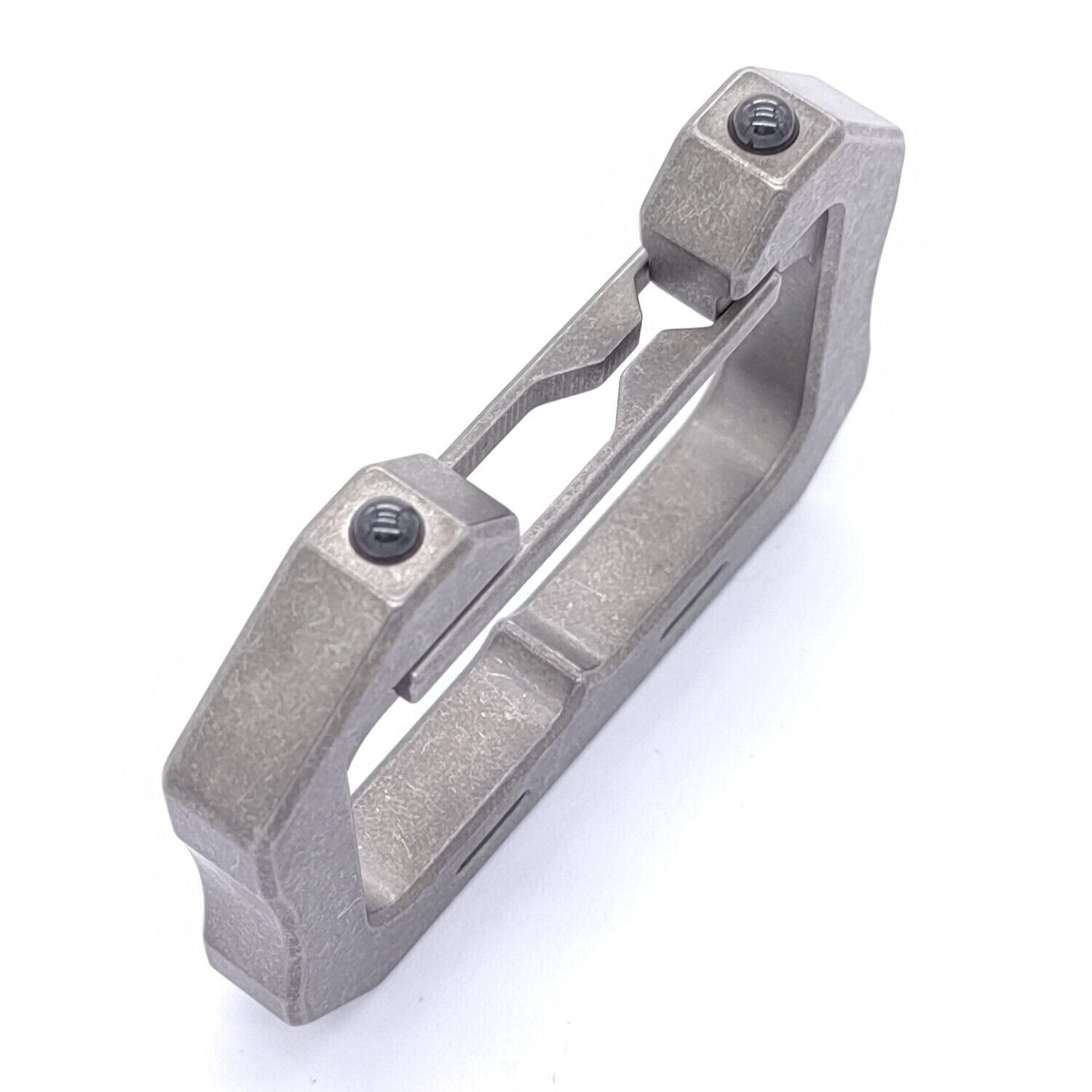 Solid Titanium Alloy Carabiner Survival EDC Multi Tactical Tools Keychain Buckle