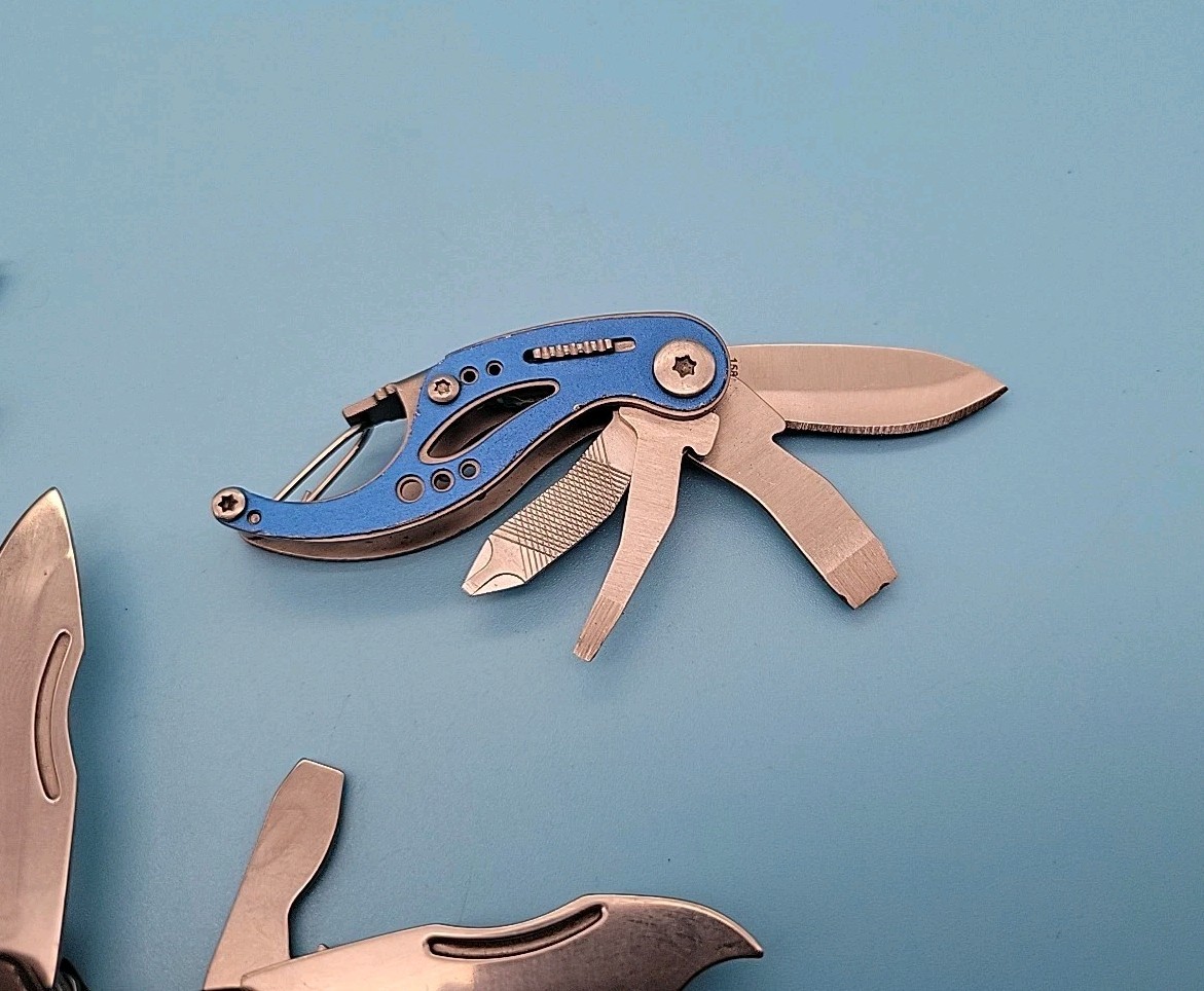 Gerber Curve / Clutch Mini Multi-Tool – LOT OF 3 – Blade, File, Bottle Opener