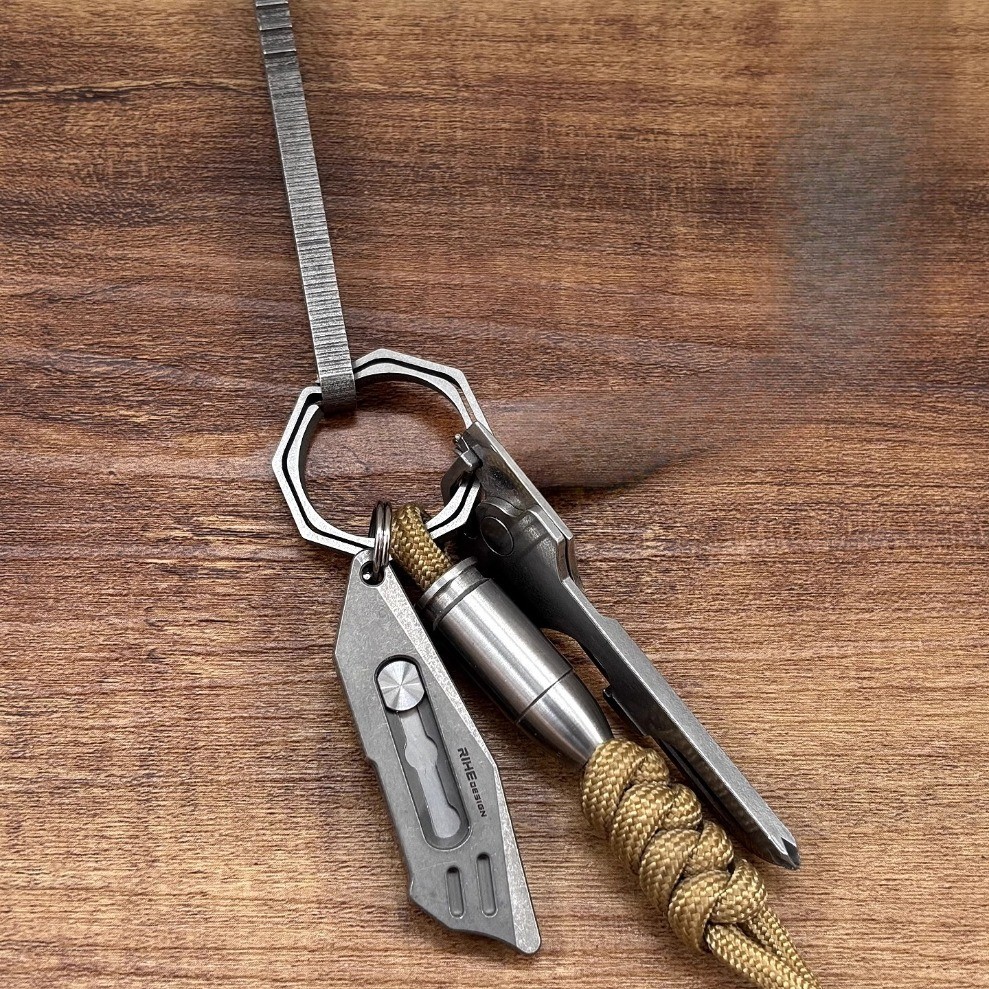 Durable Titanium Alloy EDC Tool for Survival and Repair Tasks