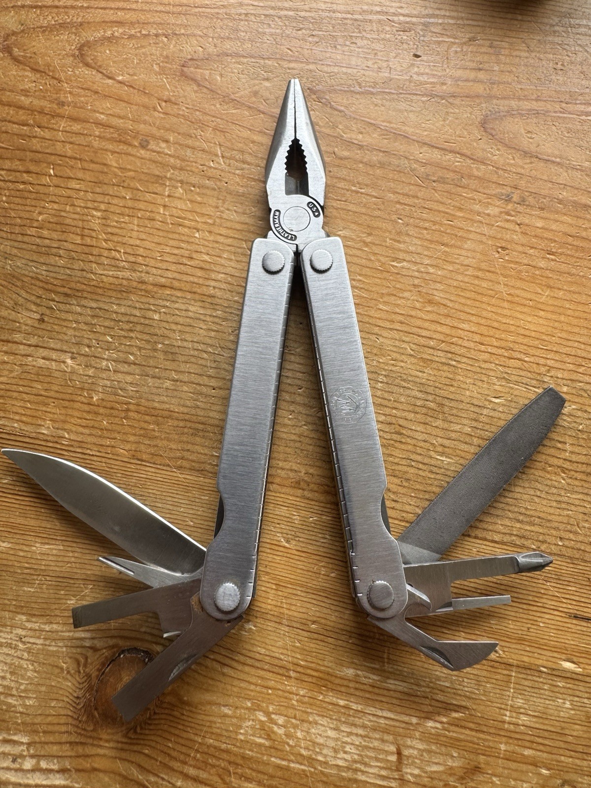 Vintage 1994 Leatherman Marlboro Country Store Multi Tool Knife w/Sheath & Box