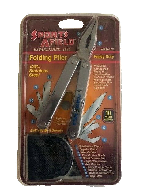 Sports AField Heavy Duty Multi Tool with nylon pouch – NEW, FREE Shipping
