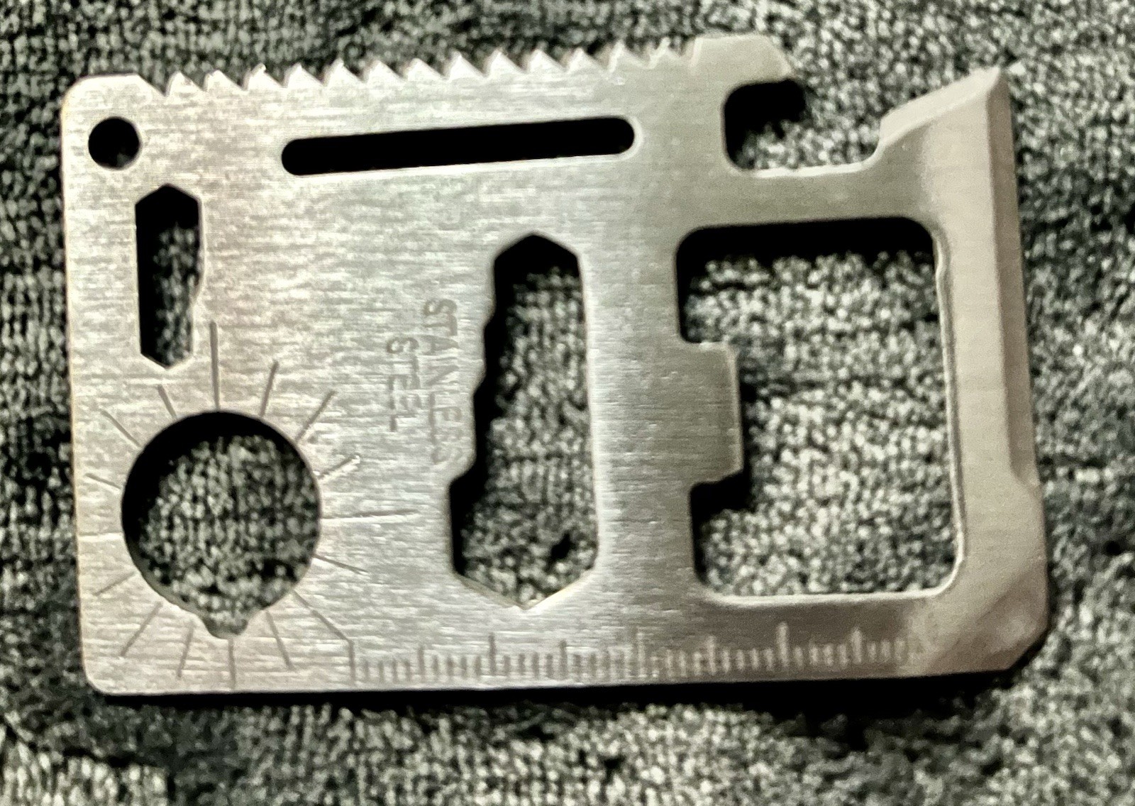 Multipurpose Pocket Survival Tool- Stainless steel With 11 Tools