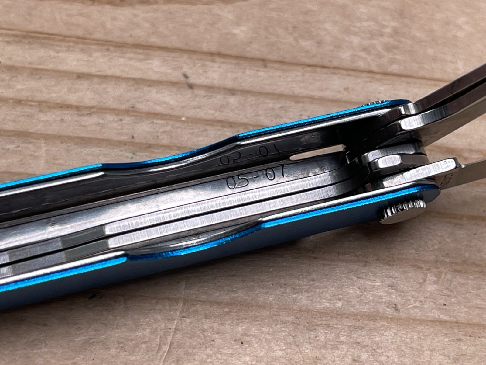 Leatherman Micra Blue Anodized Aluminum Multi-tool Knife w/ATF Logo 05/07