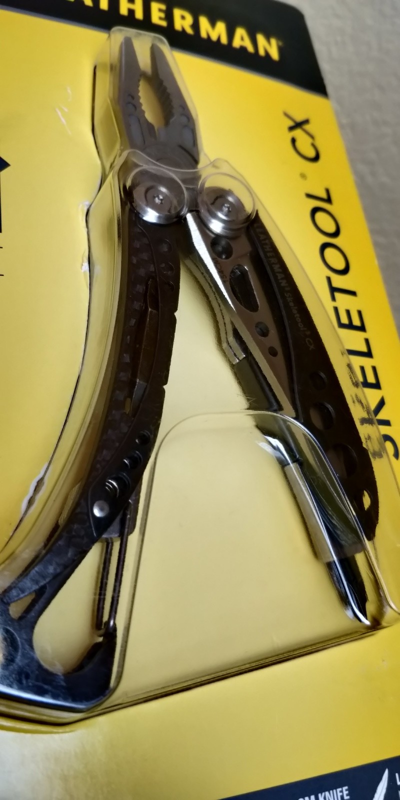 Leatherman Skeletool CX 7-in-1 Multi-Tool,Carbon Fiber Handle,Rare,Discontinued