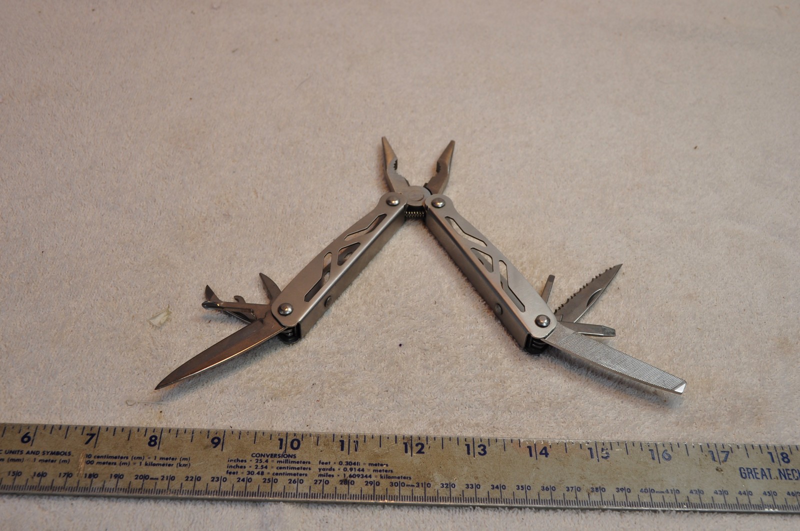 All Stainless Steel Multi Tool , Unknown Maker ,See Pictures,