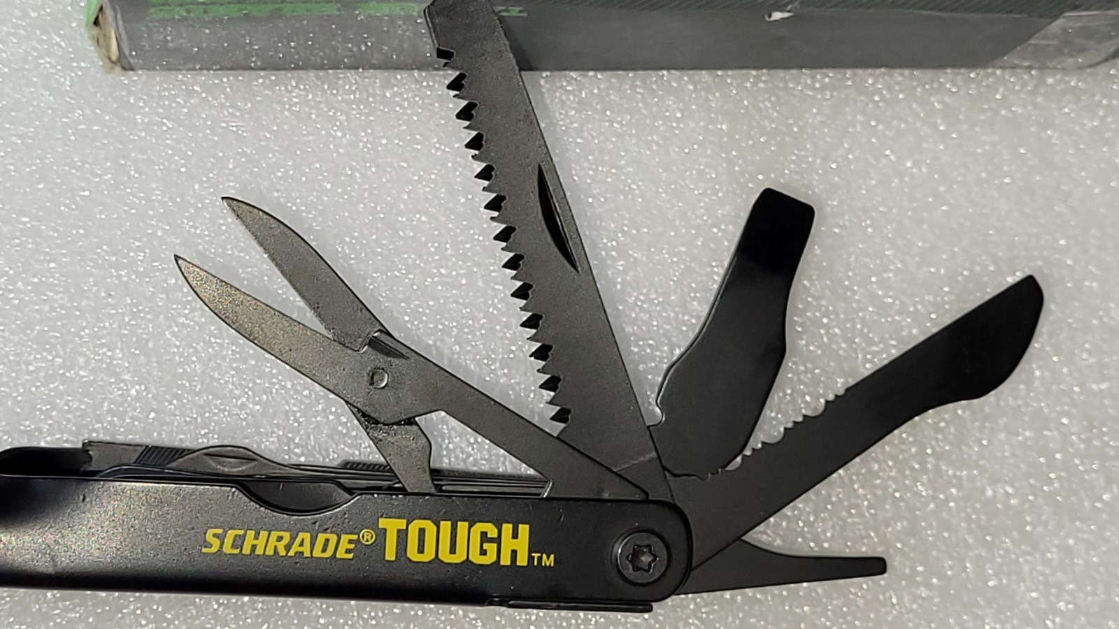 SCHRADE ST1NB 7″ Stainless Steel 21 Function Tough Multi-Tool NIB Black w/Sheath
