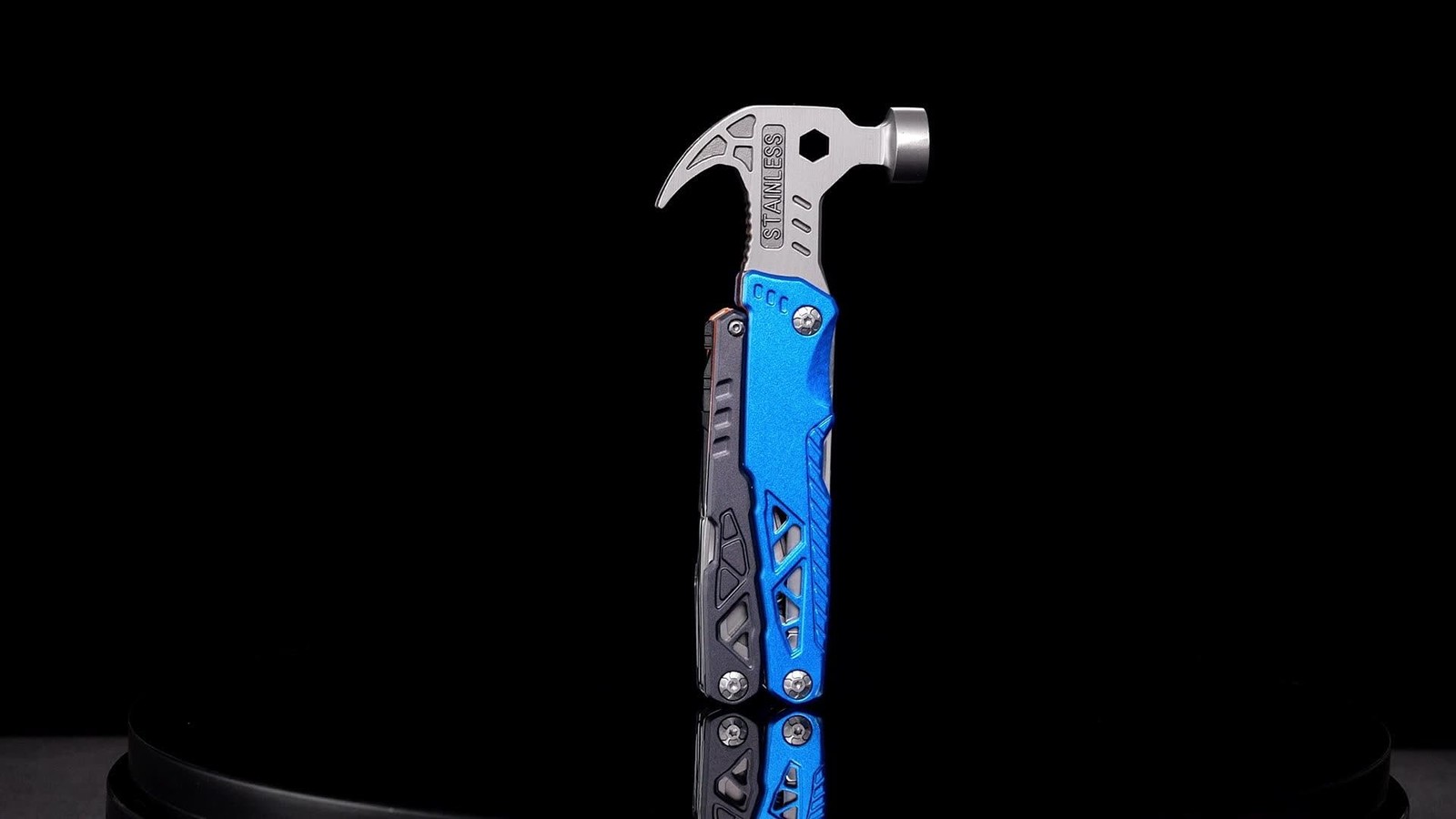 Steel Multifunction Tool, Aluminum Alloy and Stainless Steel Construction, Bl…