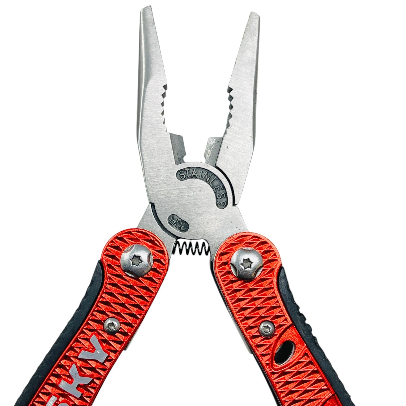 Husky MultiTool Professional Folding Pliers Set Stainless, Black Red, 4 Pcs